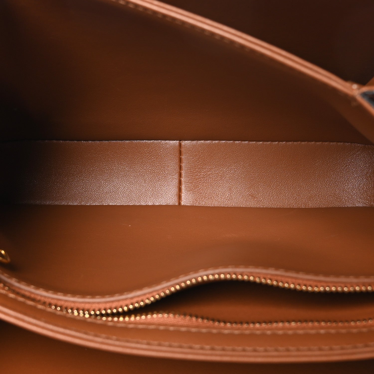 Celine Natural Calfskin Medium Triomphe Tan 5 of 10