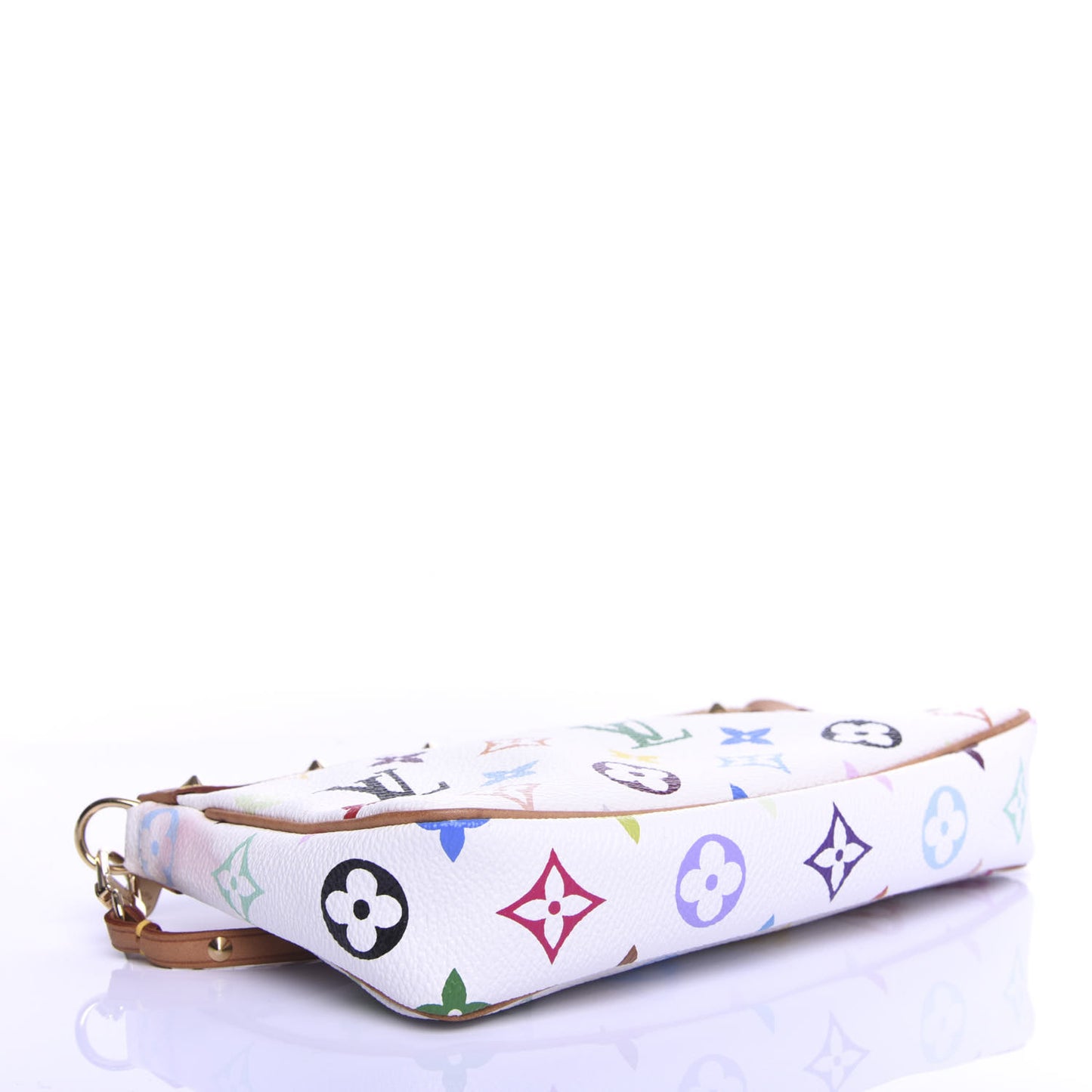 Monogram Multicolor Pochette Accessories White