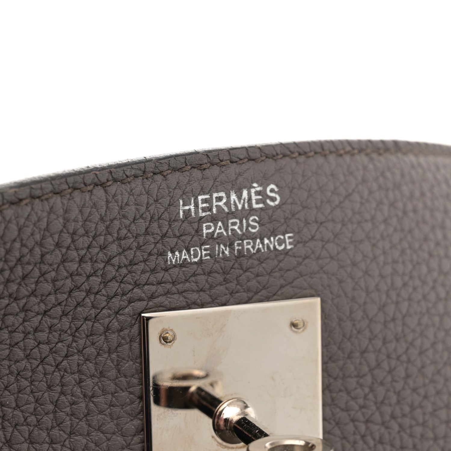 Hermes Togo Kelly Retourne 35 Etain 6 of 14