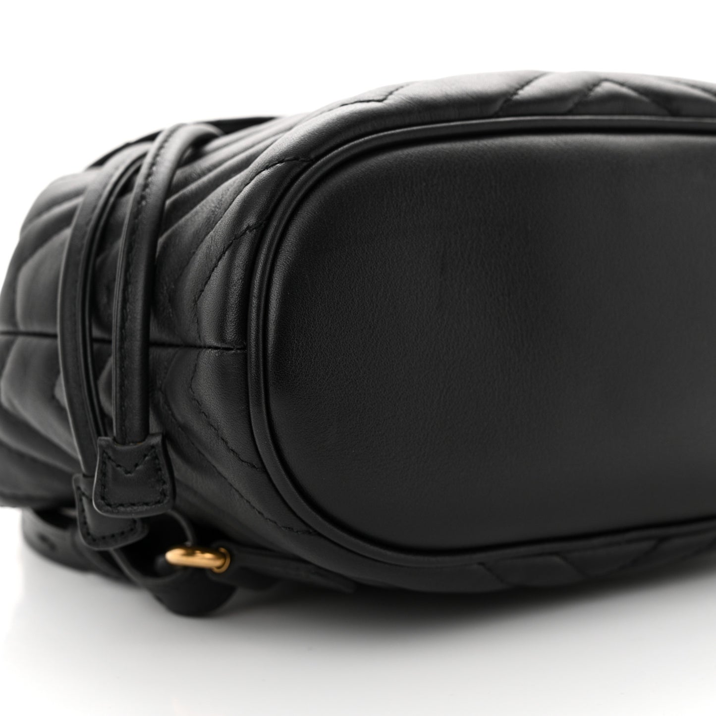 Calfskin Matelasse GG Marmont Flap Backpack Black