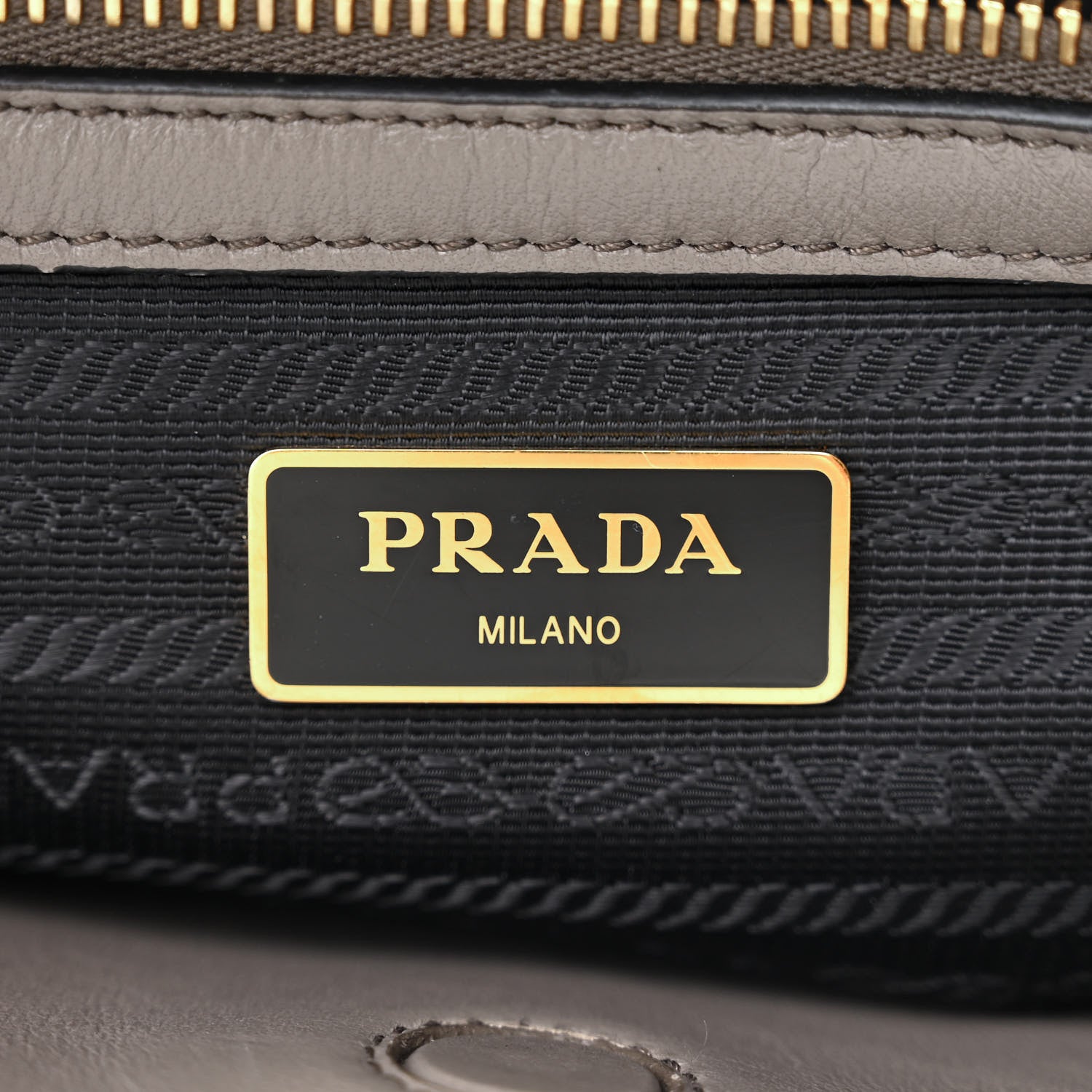Prada Saffiano Soft Calfskin Zippered Tote Marmo 6 of 18