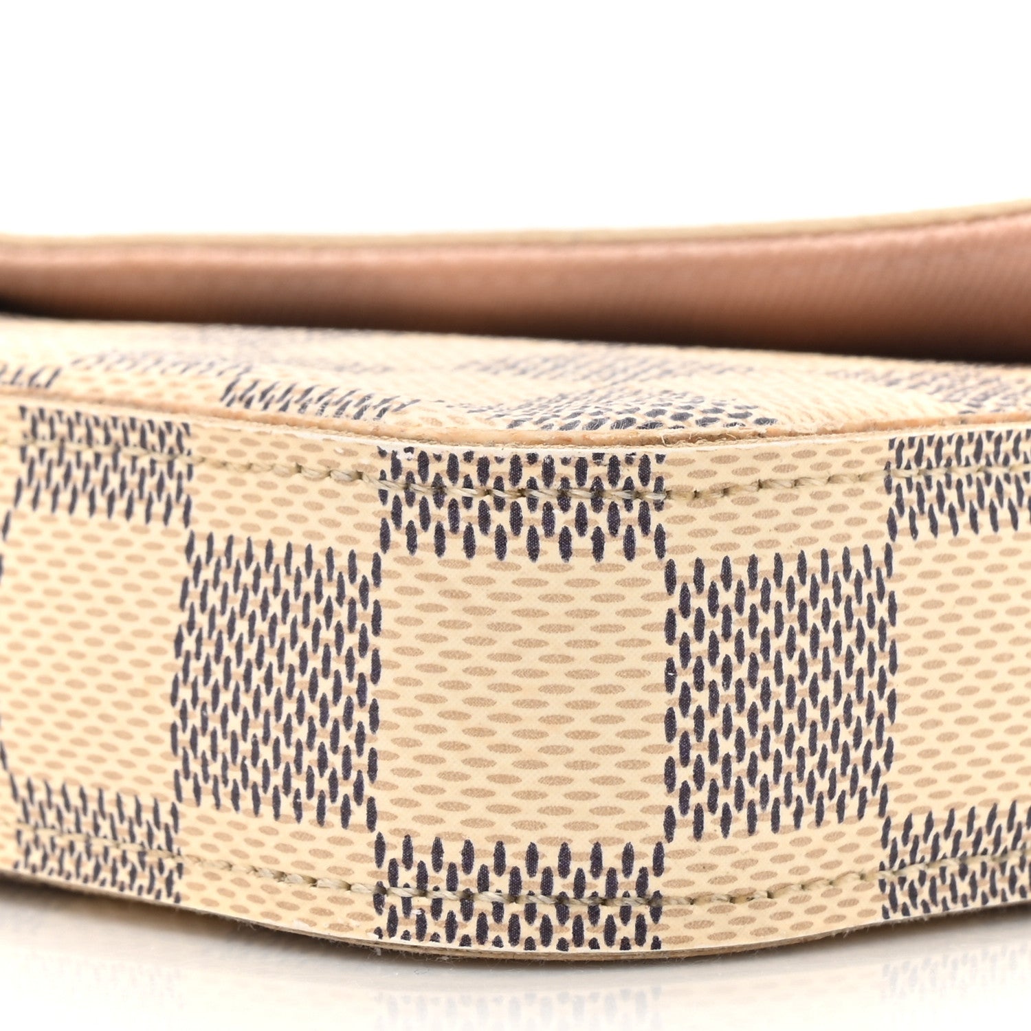 Louis Vuitton Damier Azur Pochette Felicie Chain Wallet Rose Ballerine 11 of 21