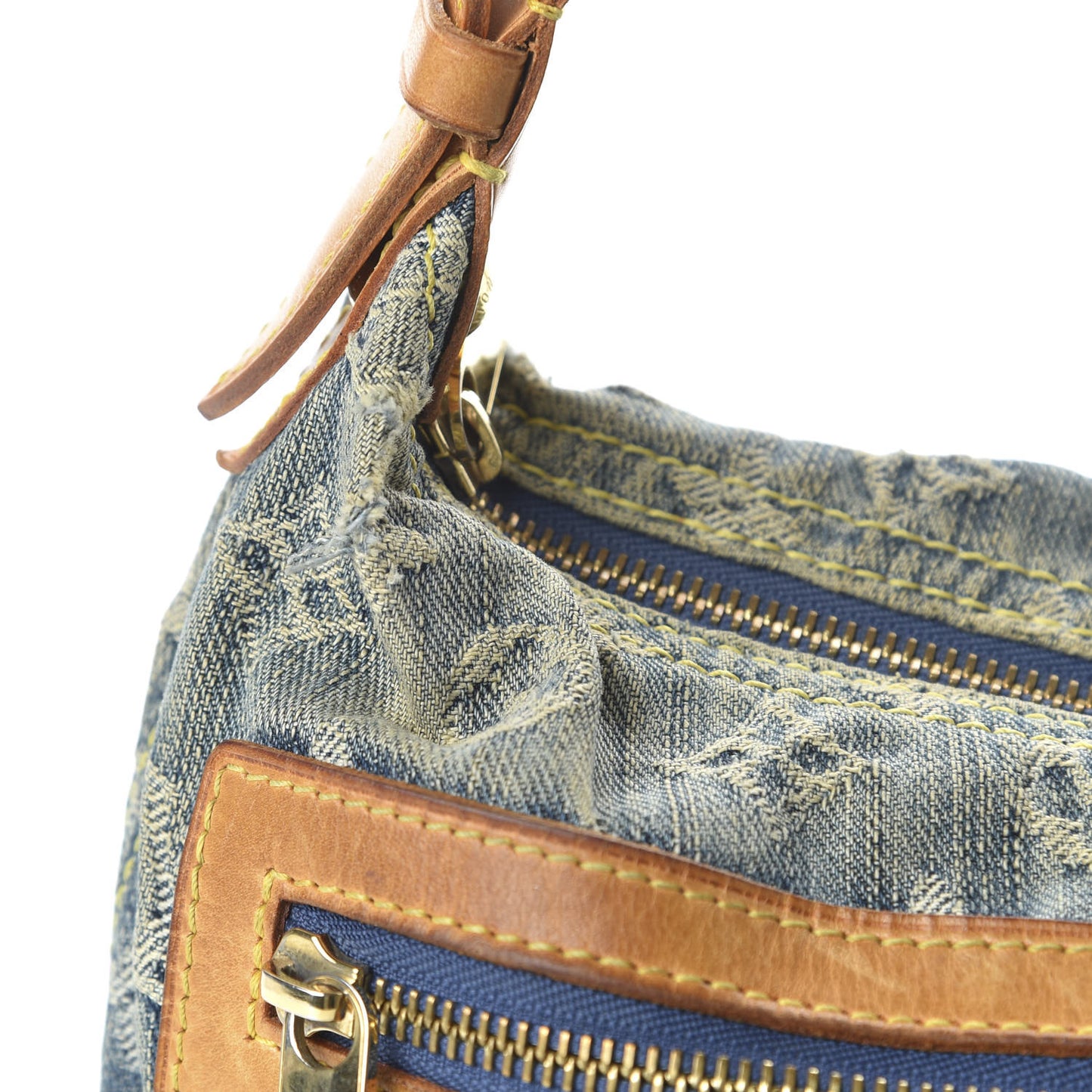Monogram Denim Baggy PM Blue