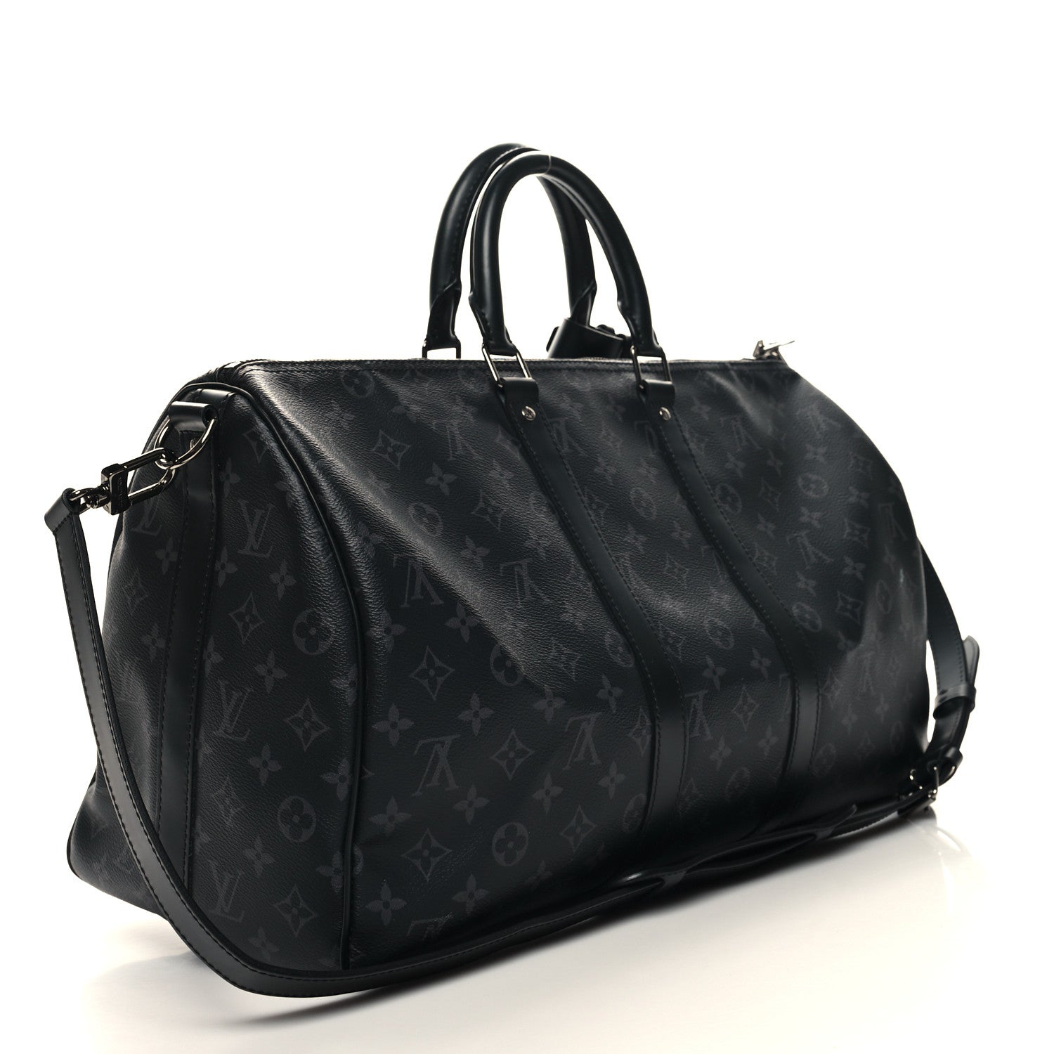 Louis Vuitton Monogram Eclipse Keepall Bandouliere 45 2 of 11