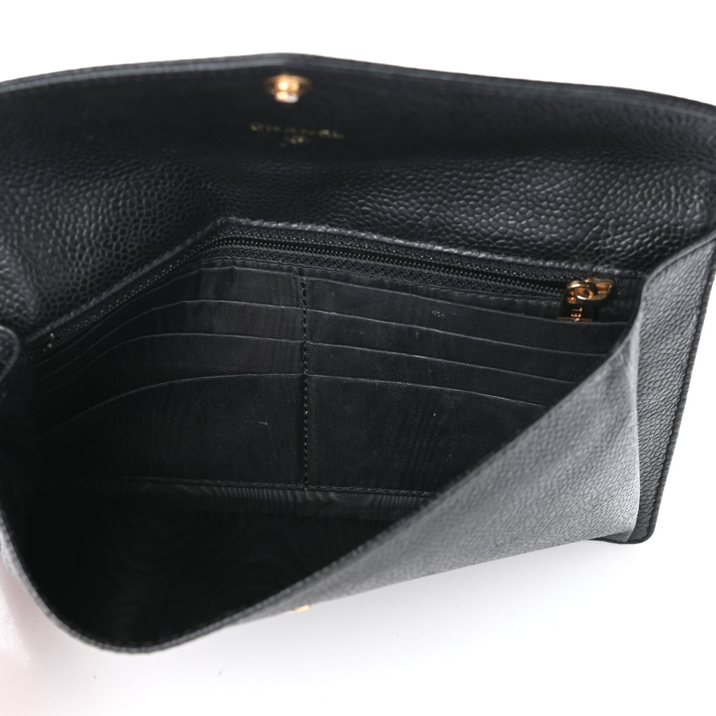 Caviar Timeless CC Envelope Wallet Black