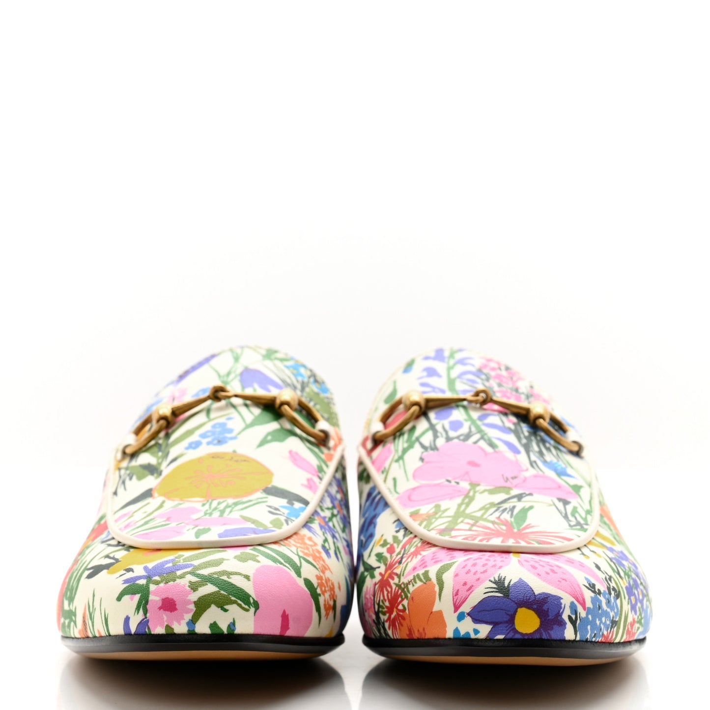 X KEN SCOTT Canvas Infinity Giardino d Apri Womens Princetown Slippers 38 Ivory Pink Mystic White