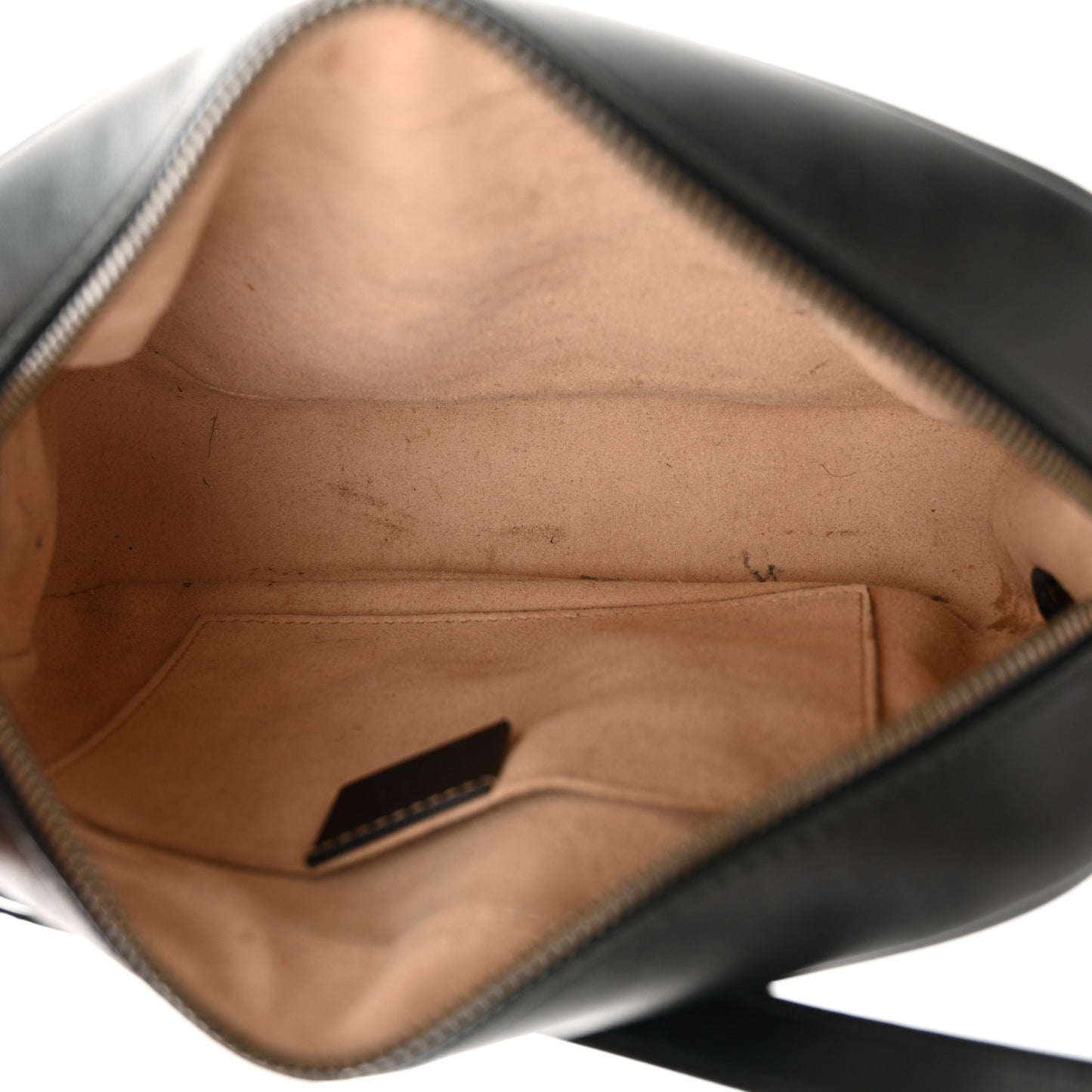 Calfskin Matelasse Small GG Marmont Chain Shoulder Bag Black