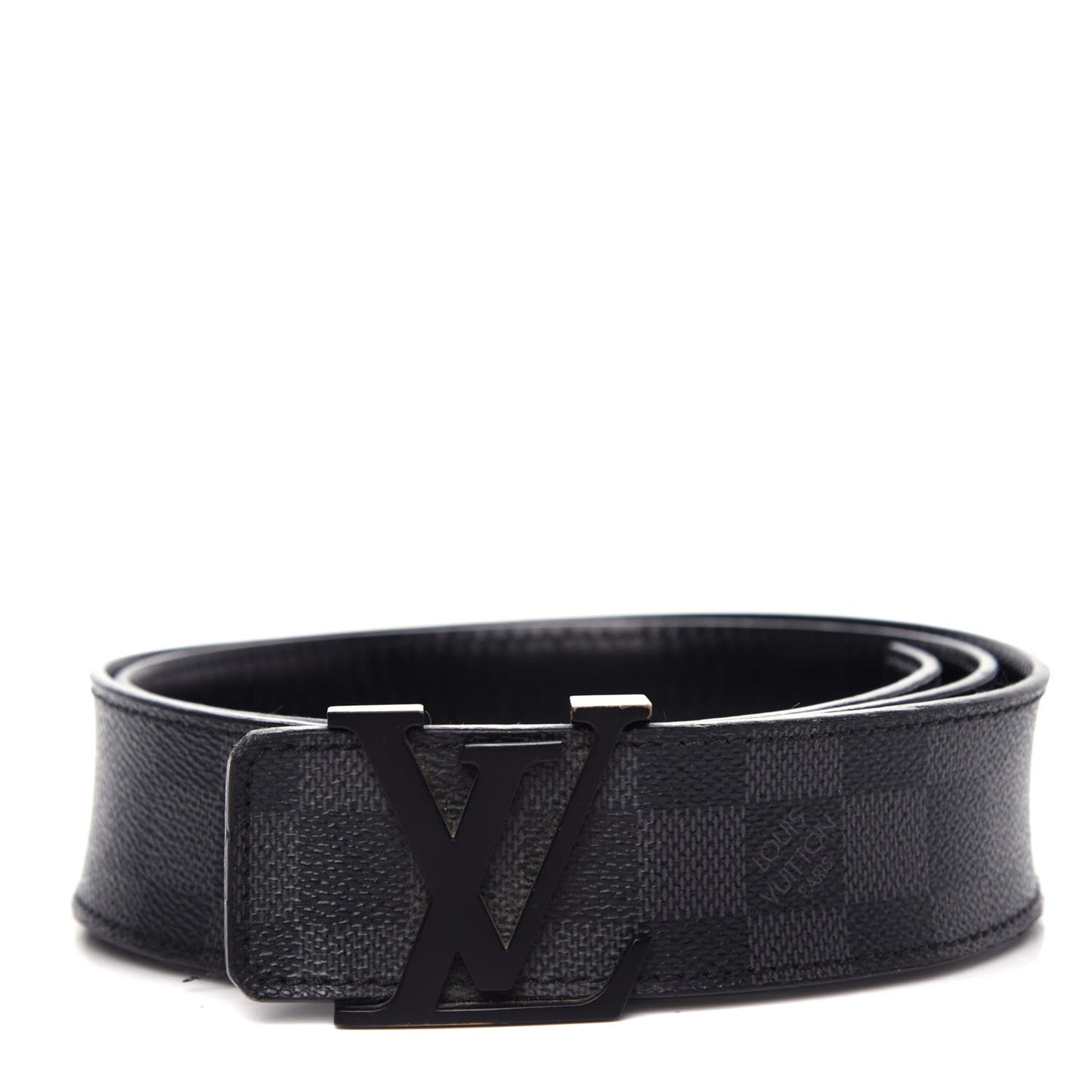 Damier Graphite 40mm LV Initiales Belt 95 38