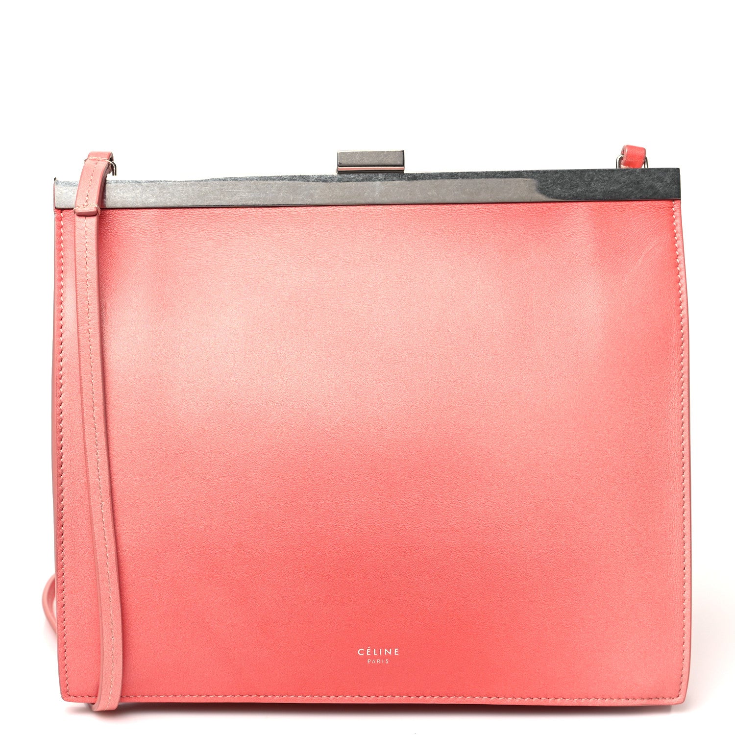 Celine Smooth Calfskin Mini Clasp Bag Pink 1 of 11
