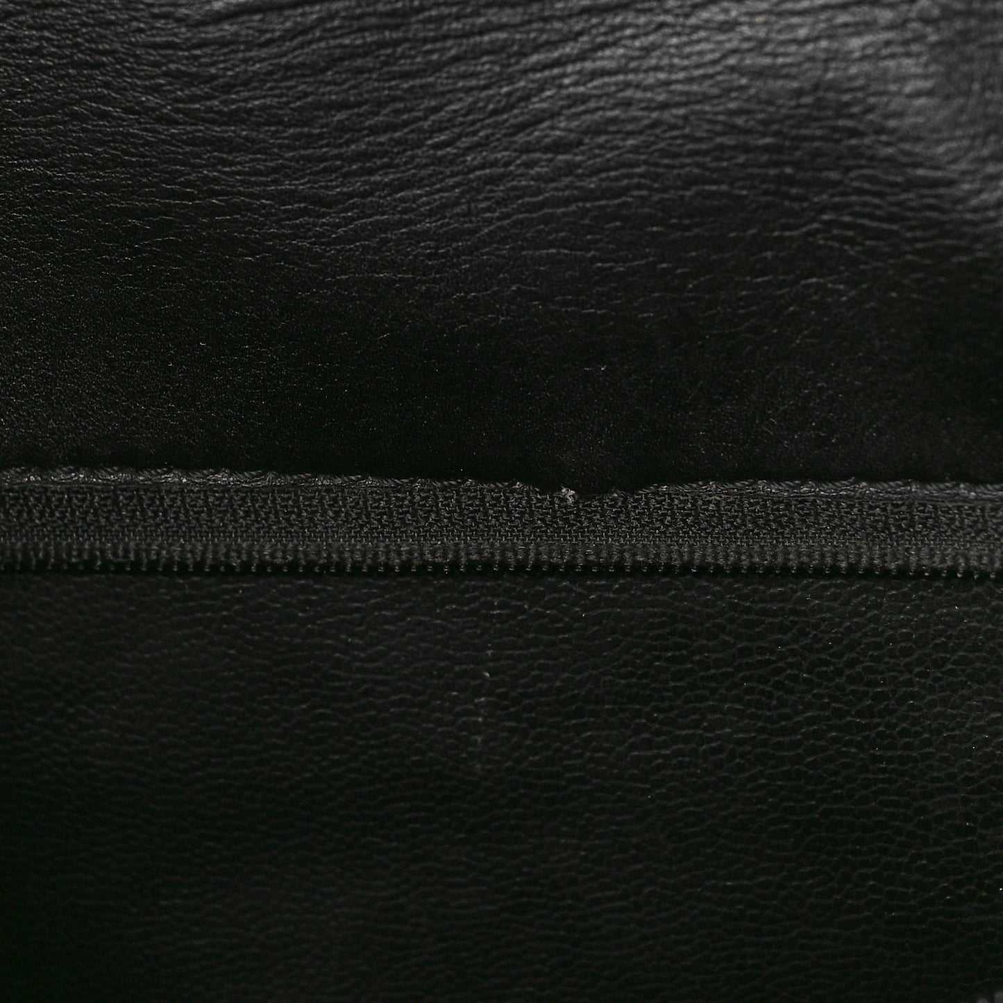Lambskin Diamond Stitch Envelope Single Flap Black