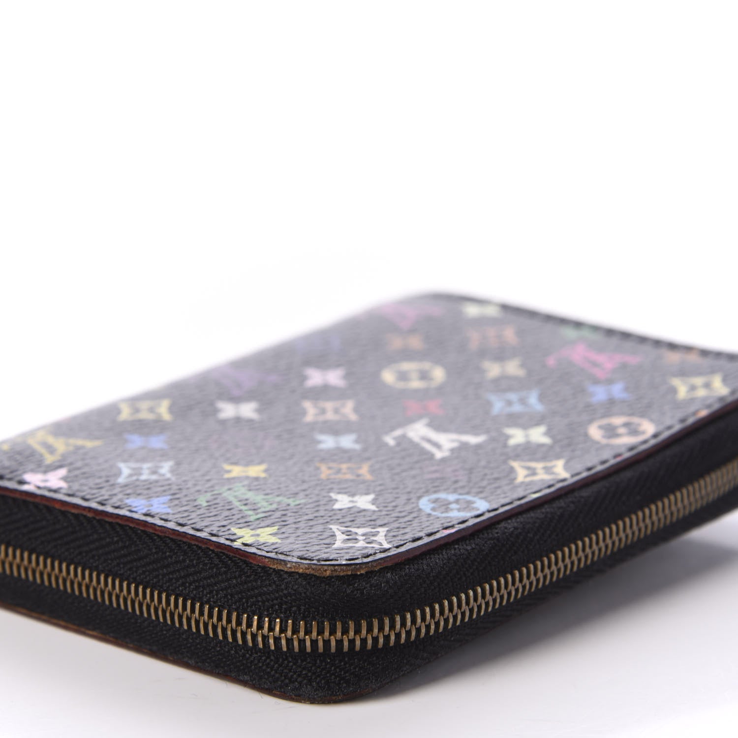 Louis Vuitton Monogram Multicolor Zippy Coin Purse Black 8 of 12