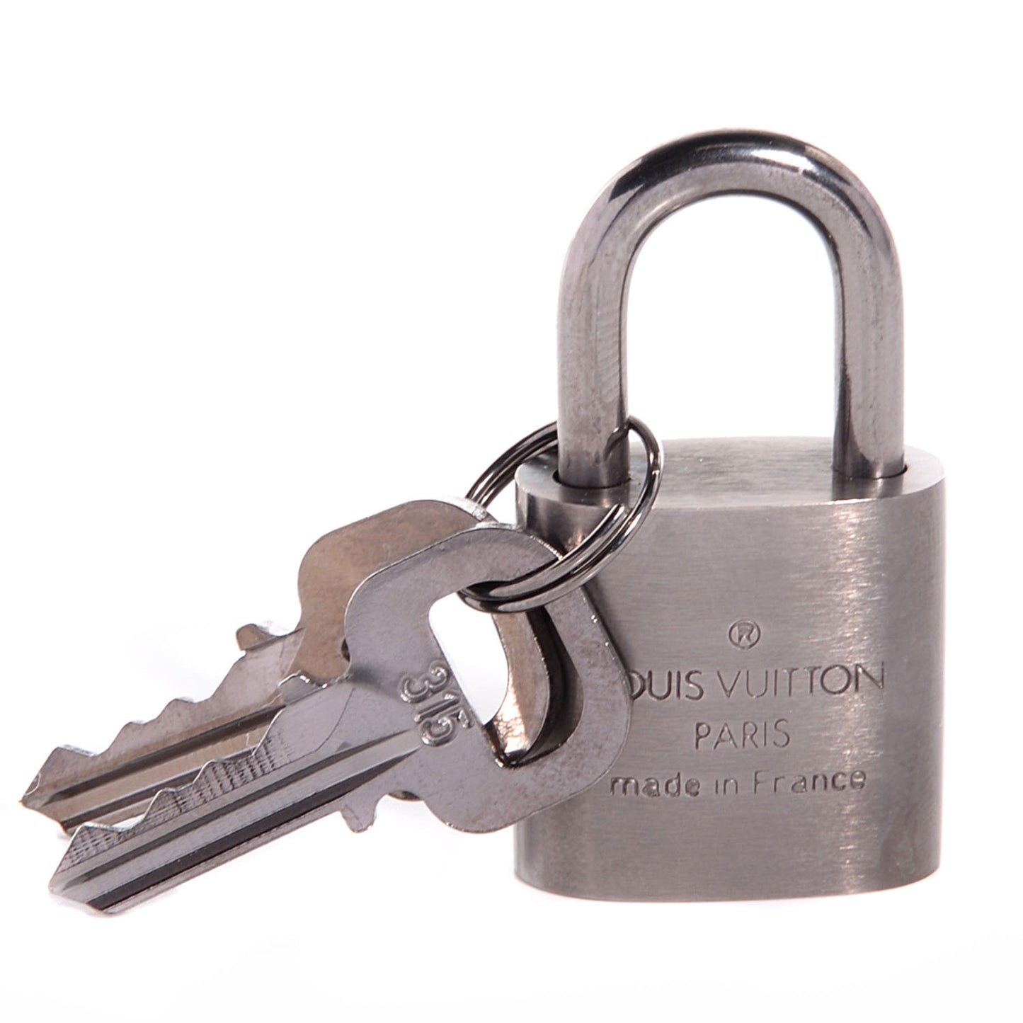 Brushed Titanium Lock and Key Set