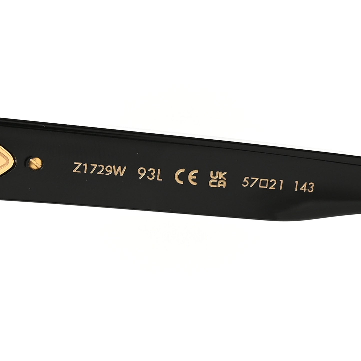 Acetate My Monogram Cat Eye Sunglasses Z1729W Black
