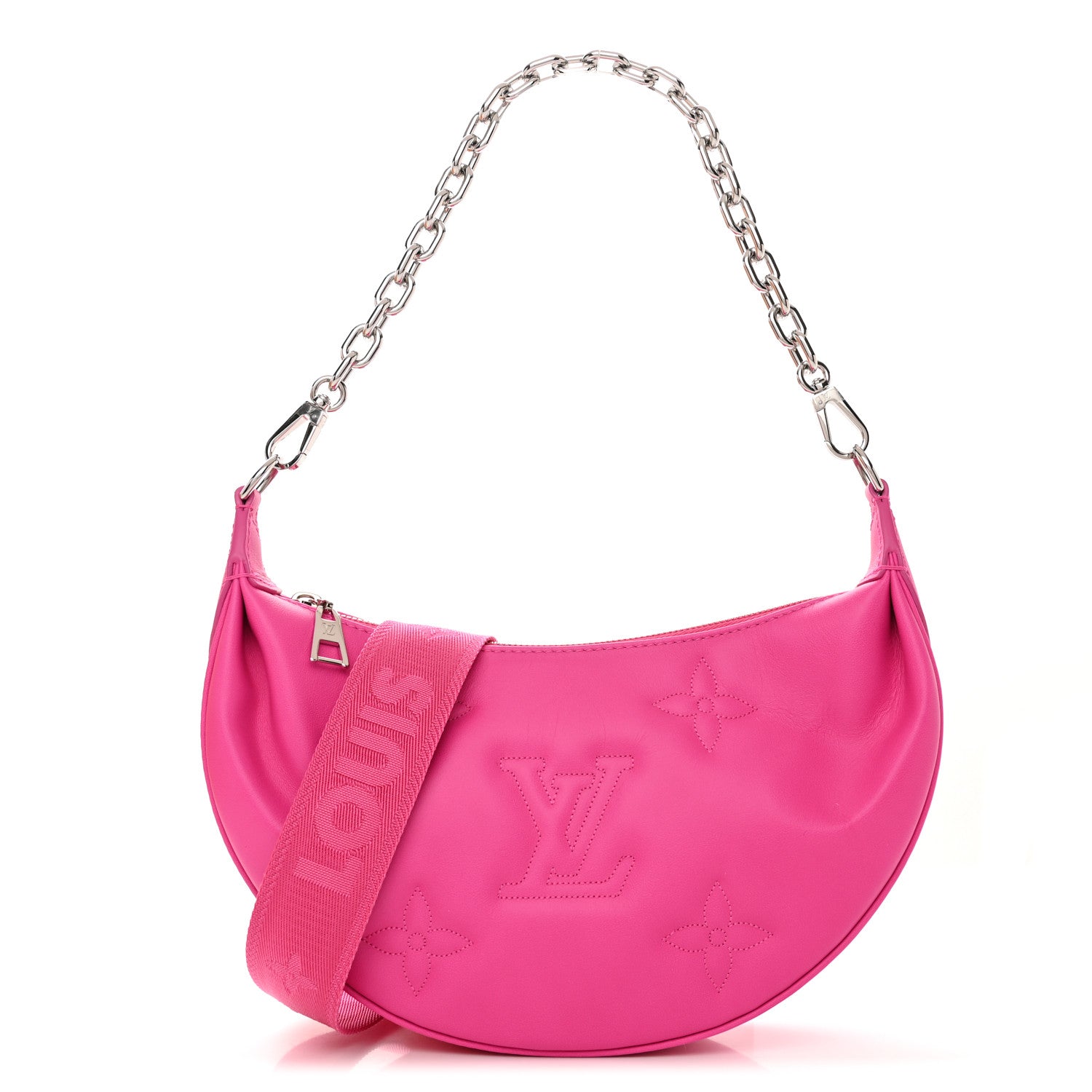 Louis Vuitton Shoulder Bag Pink Louis Vuitton Calfskin Bubblegram