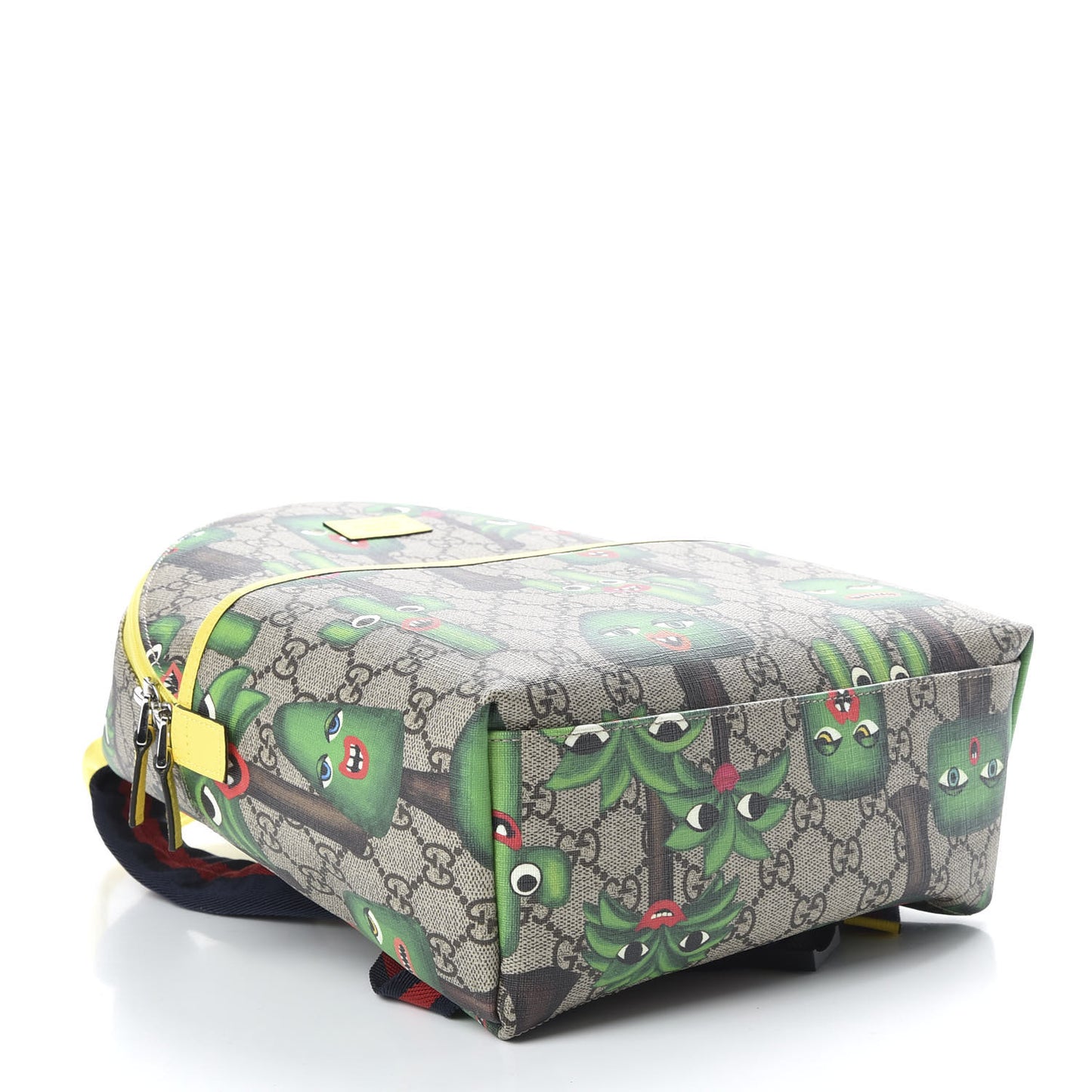 GG Supreme Monogram Smiling Plants Childrens Backpack