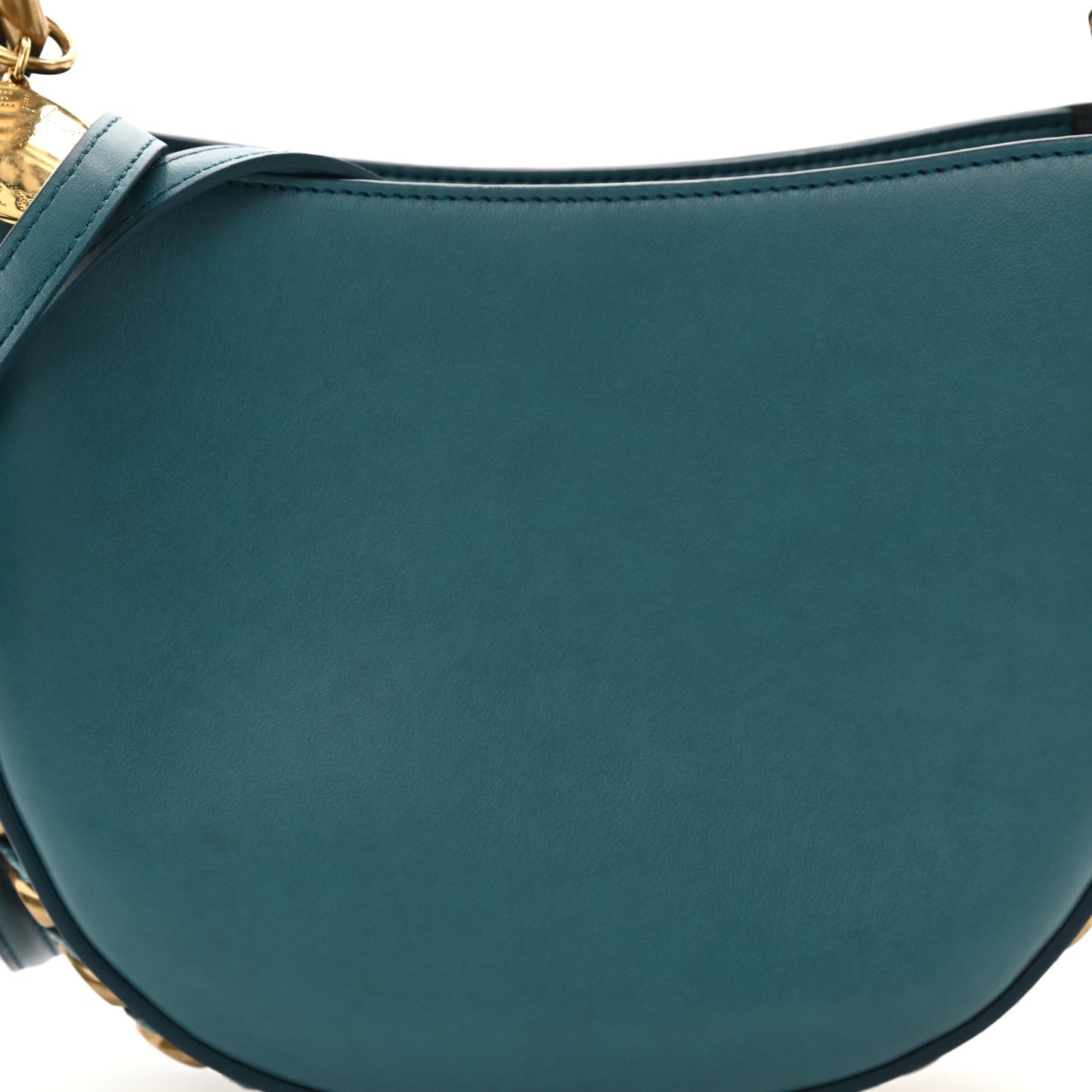 Eco Alter Nappa Medium Frayme Shoulder Bag Teal