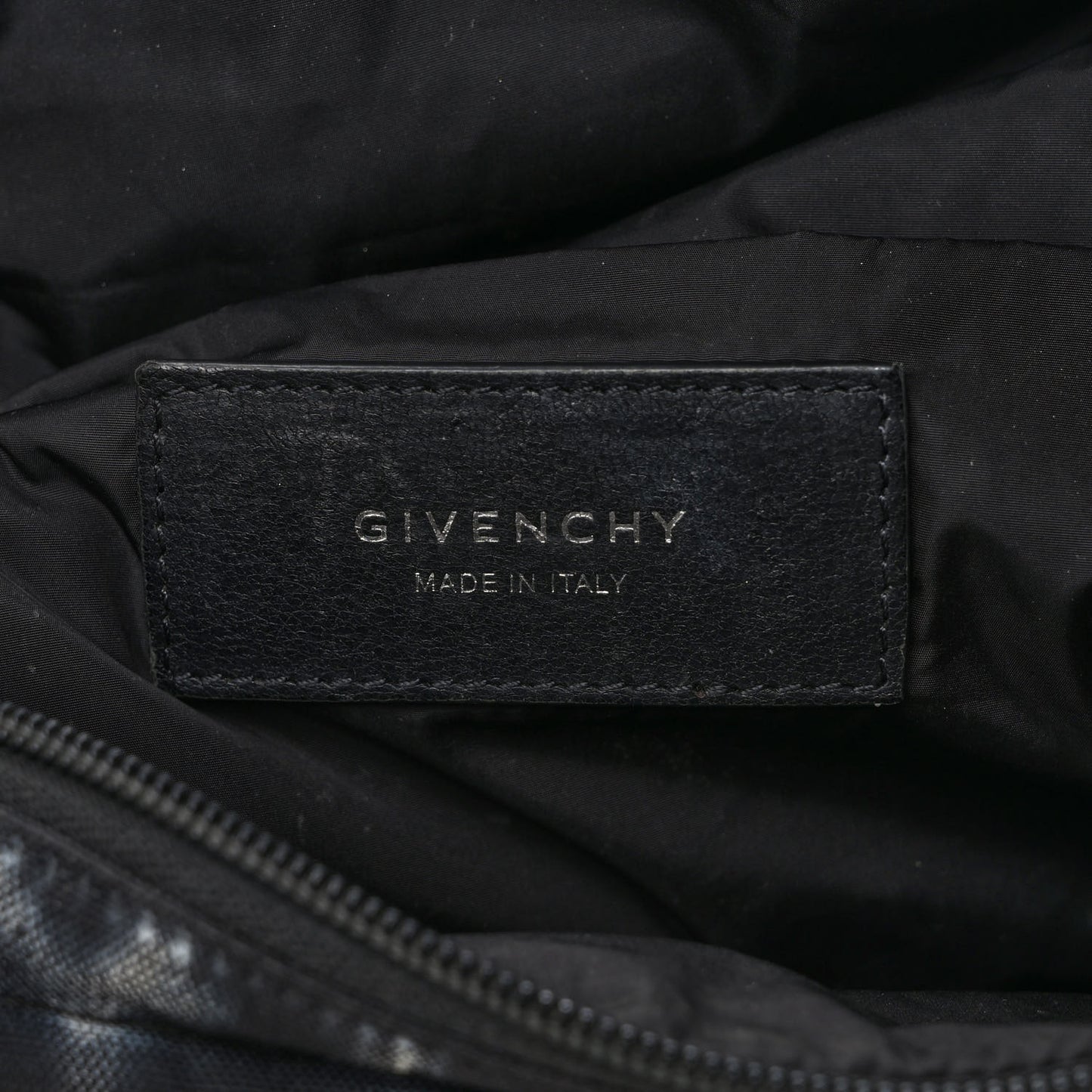 X CHITO Nylon Graffiti Effect Essential U 4G Belt Bag Black