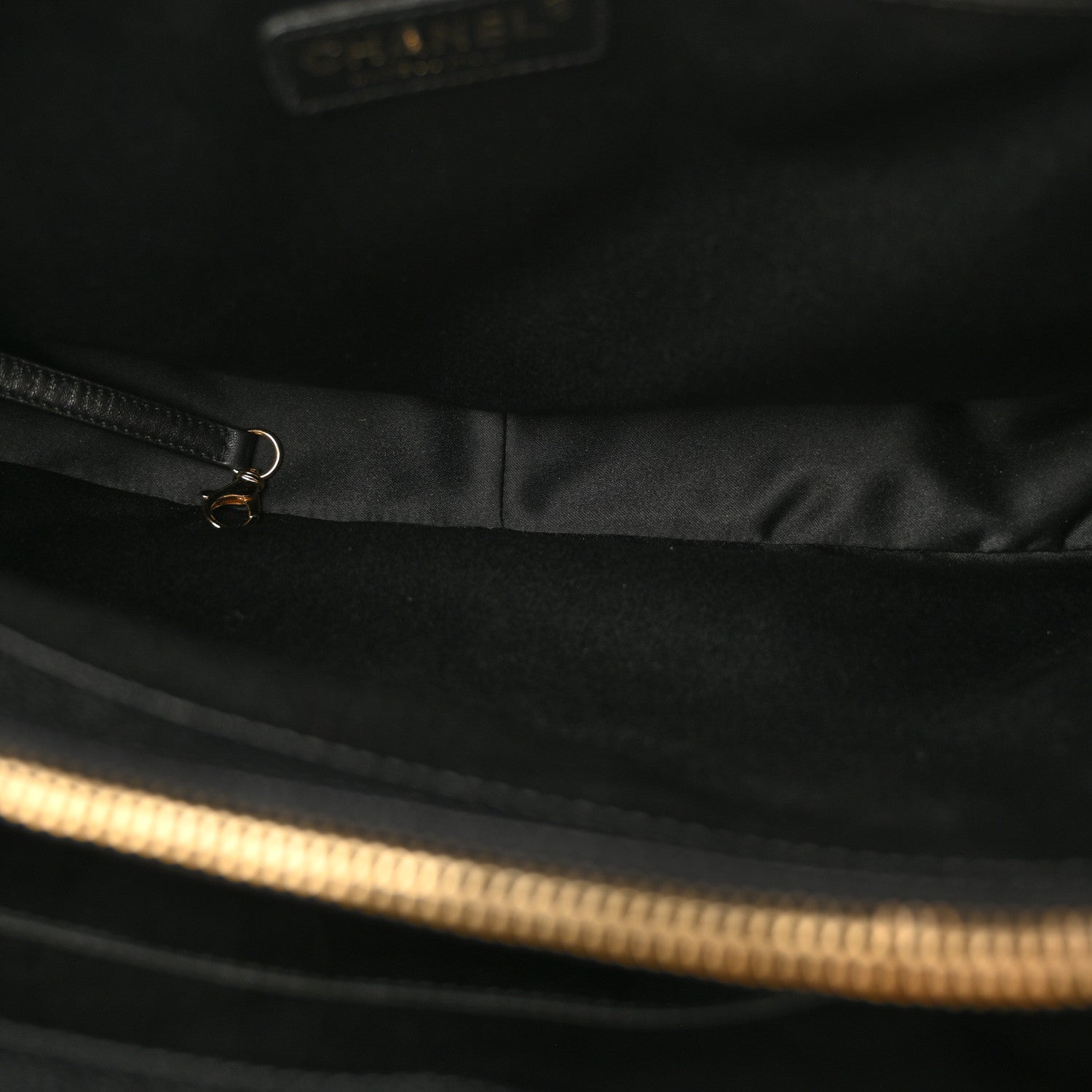 Chanel Caviar Quilted Grand Shopping Tote GST Black 6 of 13