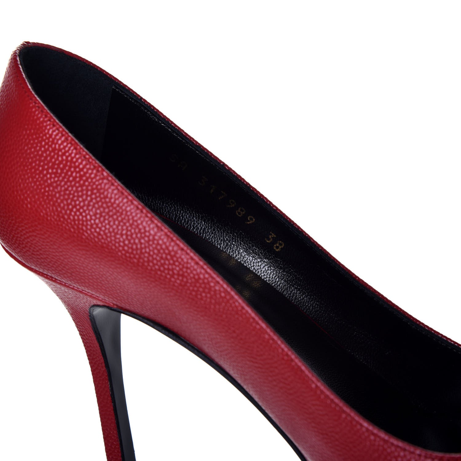 Saint Laurent Vernigolf Tribtoo Platform 80 Pumps 38 Rouge Orient 8 of 9