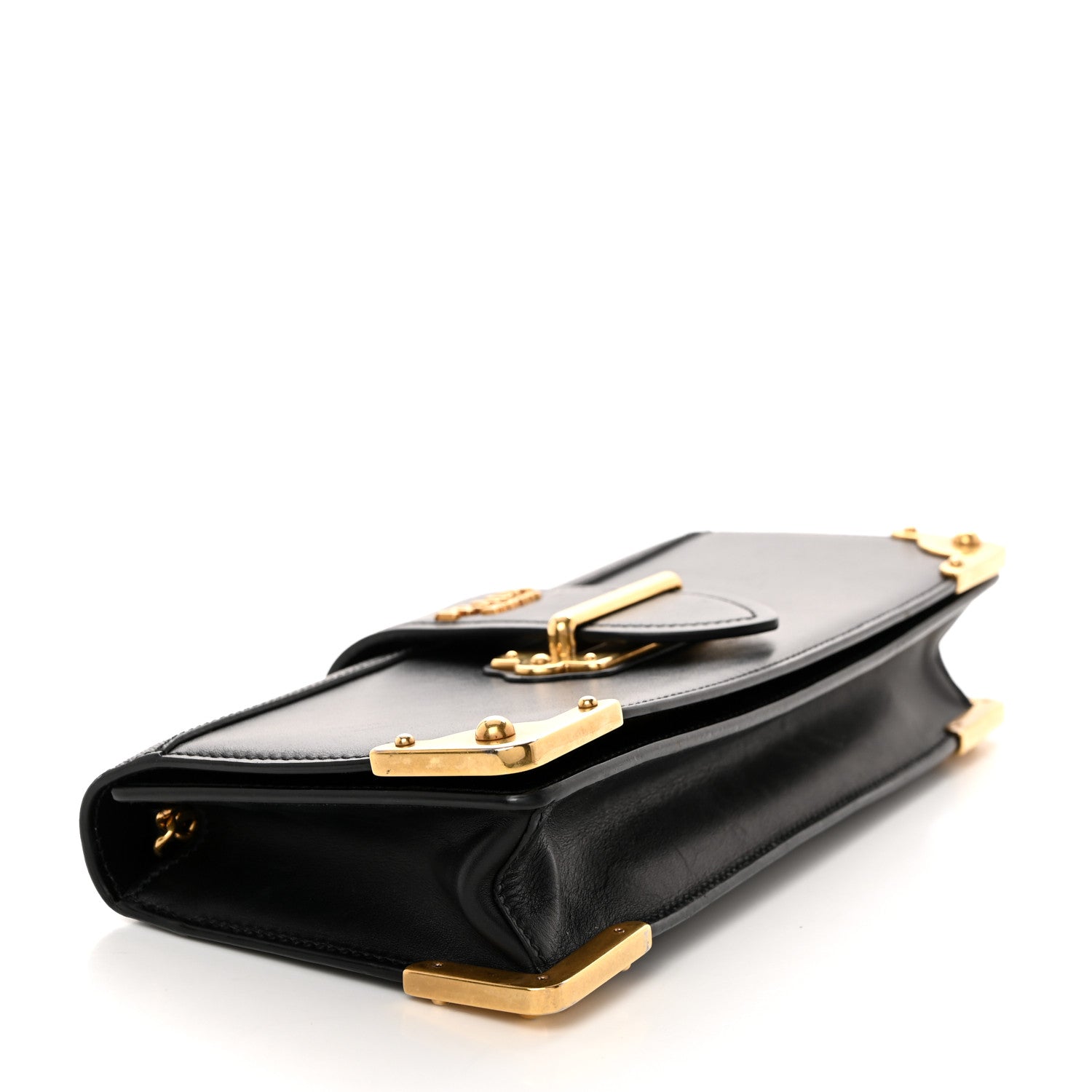 Prada City Calf Cahier Pochette Black 4 of 11