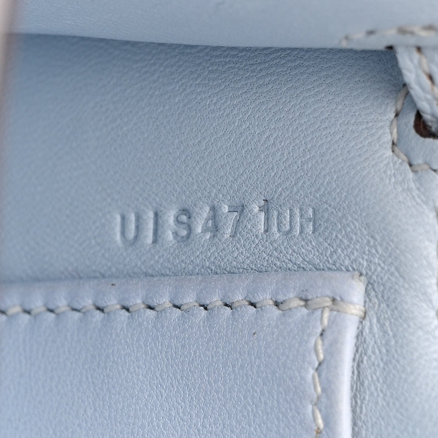 Hermes Chevre Mysore Mini Kelly Sellier 20 Bleu Brume 7 of 17