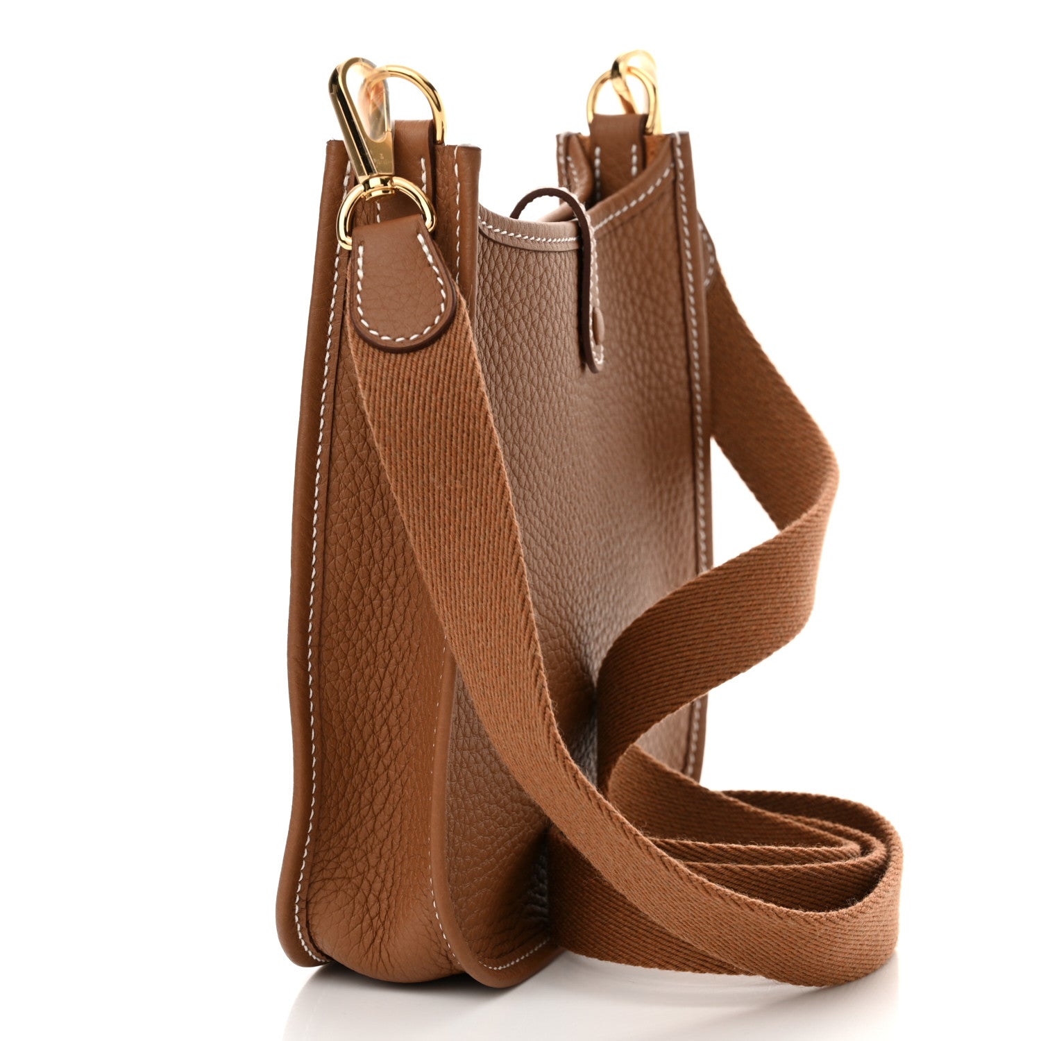 Hermes Taurillon Clemence Evelyne TPM Gold 3 of 11