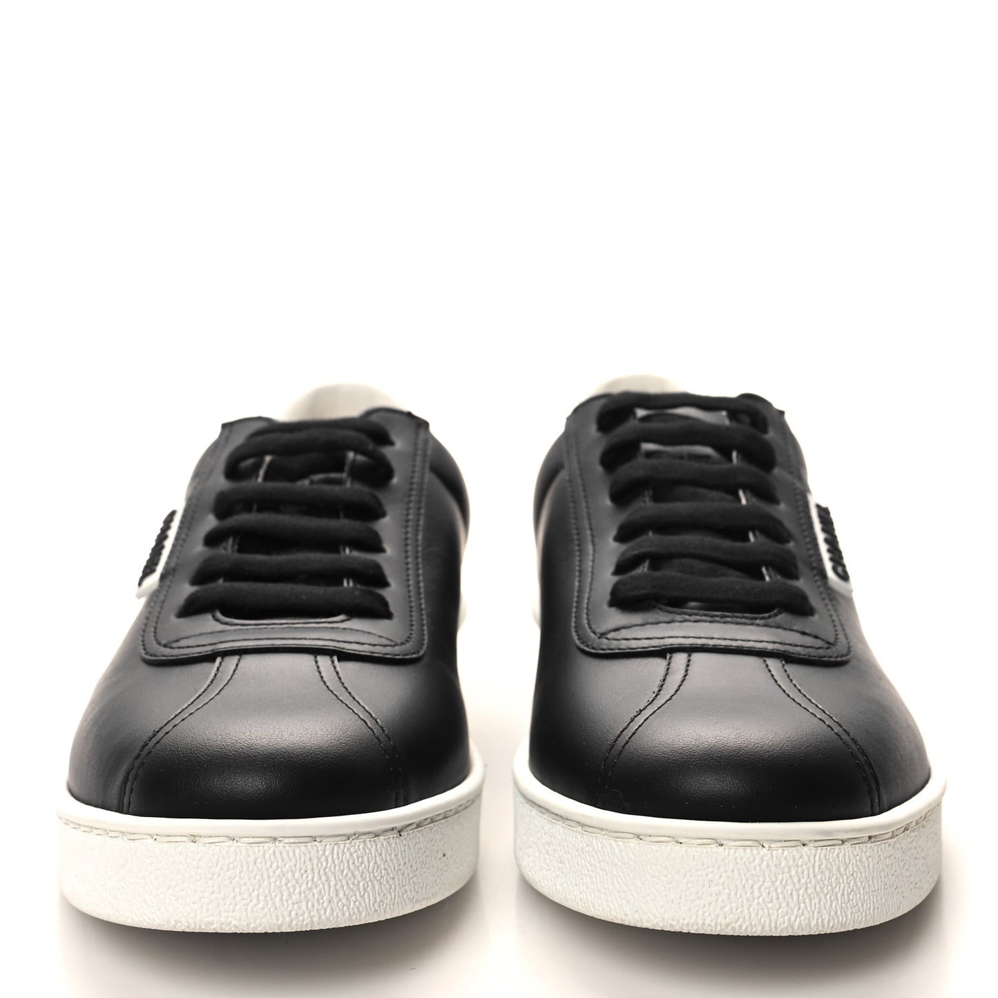 Calfskin CC Womens Sneakers 39 Black
