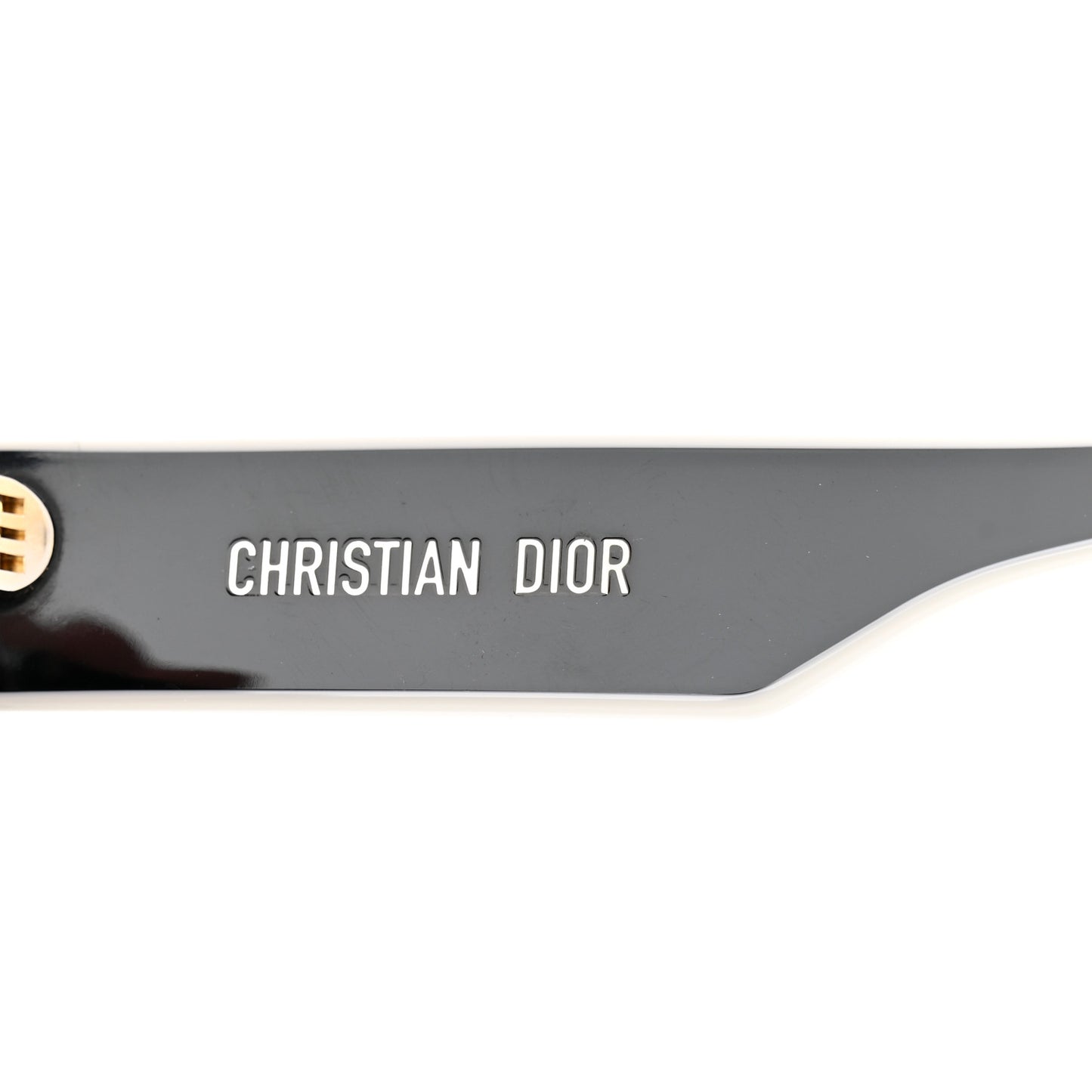 Diorpacific S1U Square Sunglasses Black White