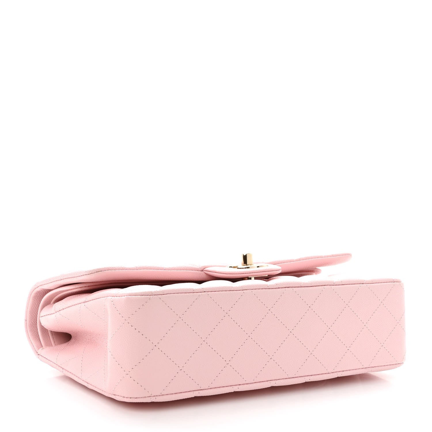 Chanel Caviar Quilted Medium Double Flap Light Pink 4 of 12