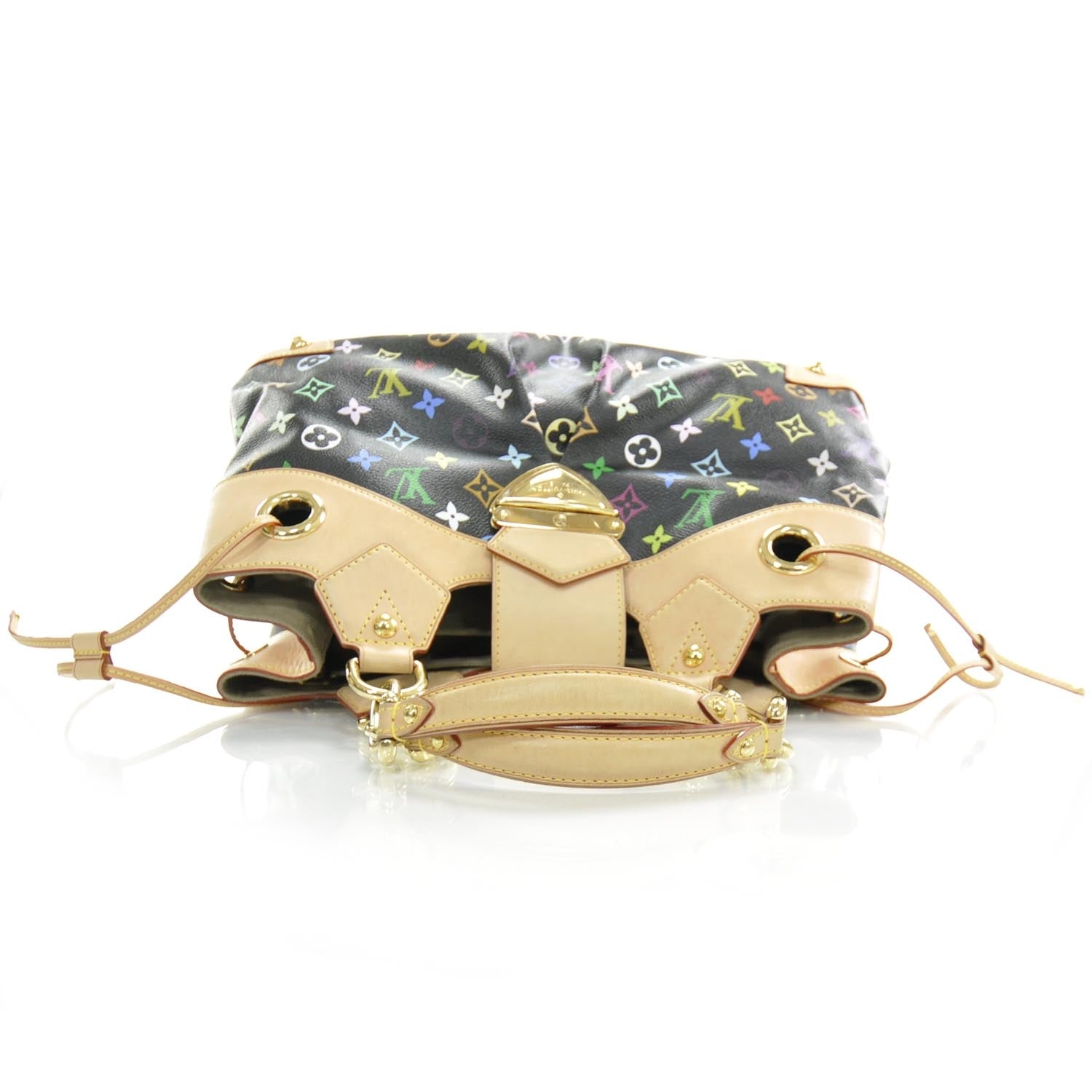 Louis Vuitton Monogram Multicolor Ursula Black 6 of 10