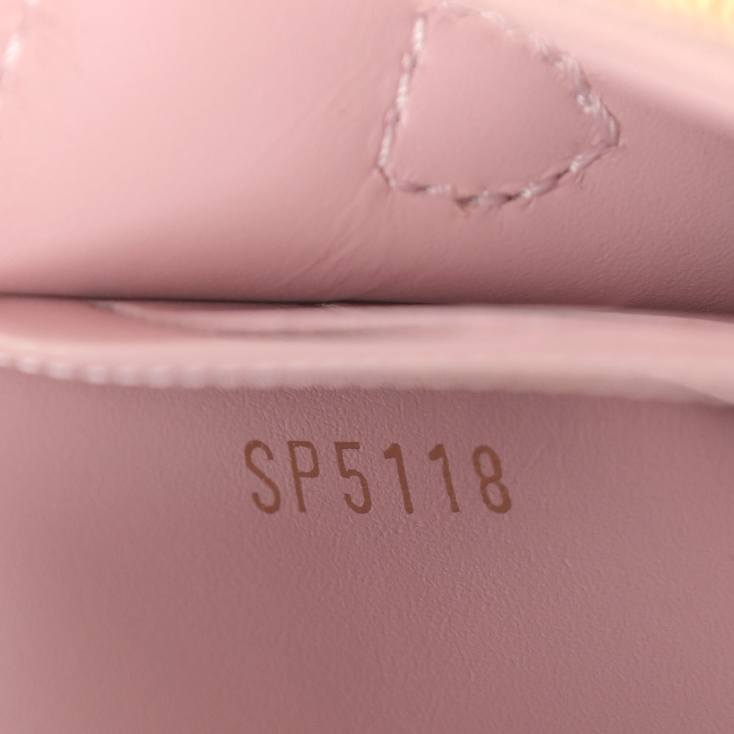 Monogram Flore Chain Wallet Rose Ballerine