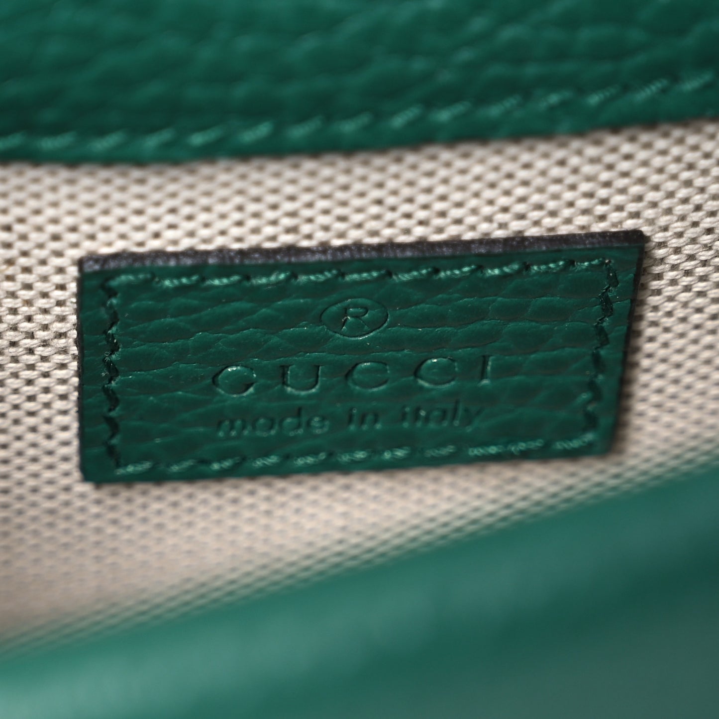 Dollar Calfskin Crystal Mini Dionysus Top Handle Bag Emerald