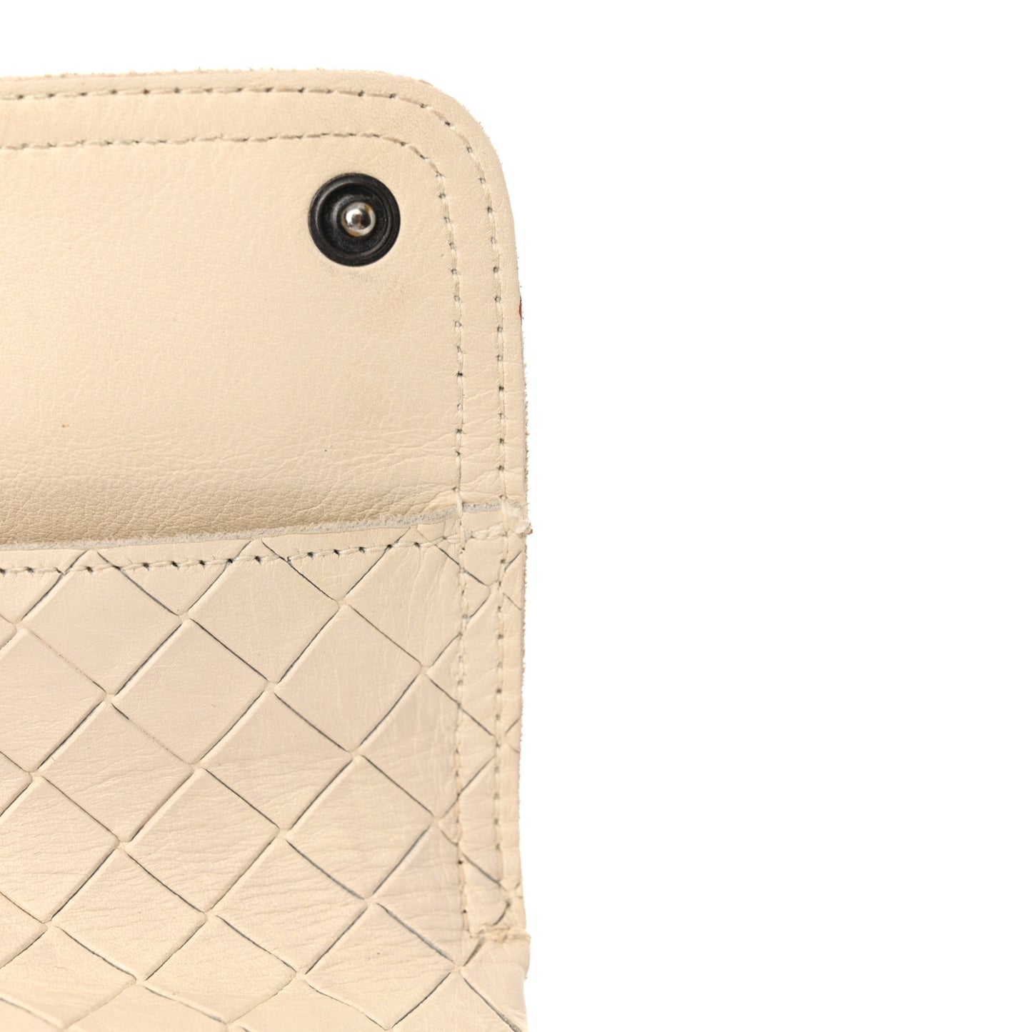 Nappa Intrecciato Mini Messenger Bag White
