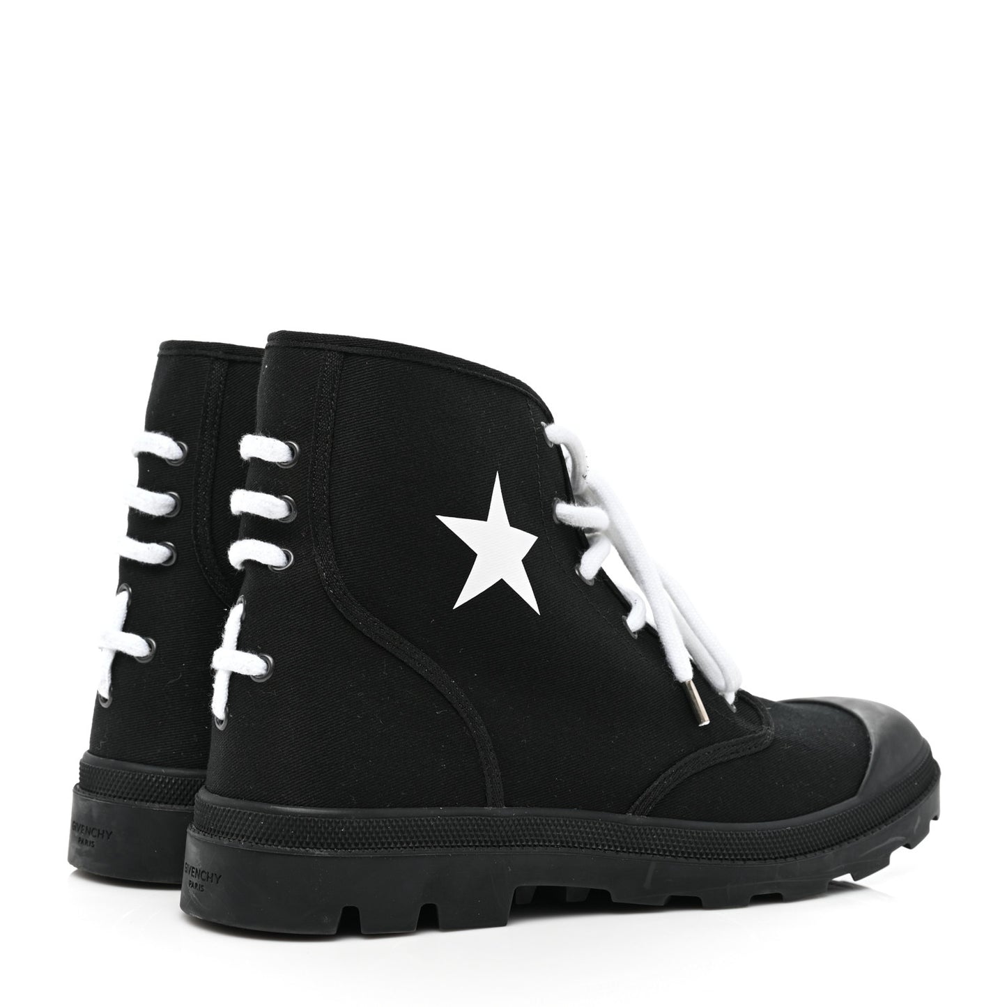 Canvas Olympus Star Combat Boots 43 Black