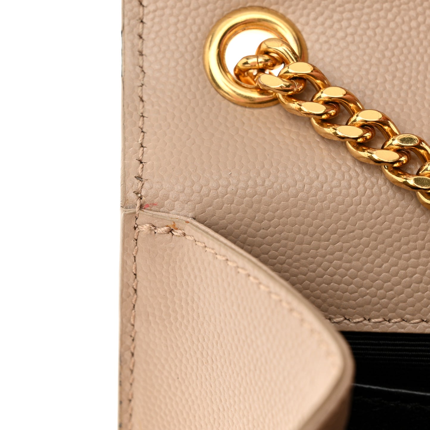 Grain De Poudre Medium Monogram Kate Satchel Nude Powder