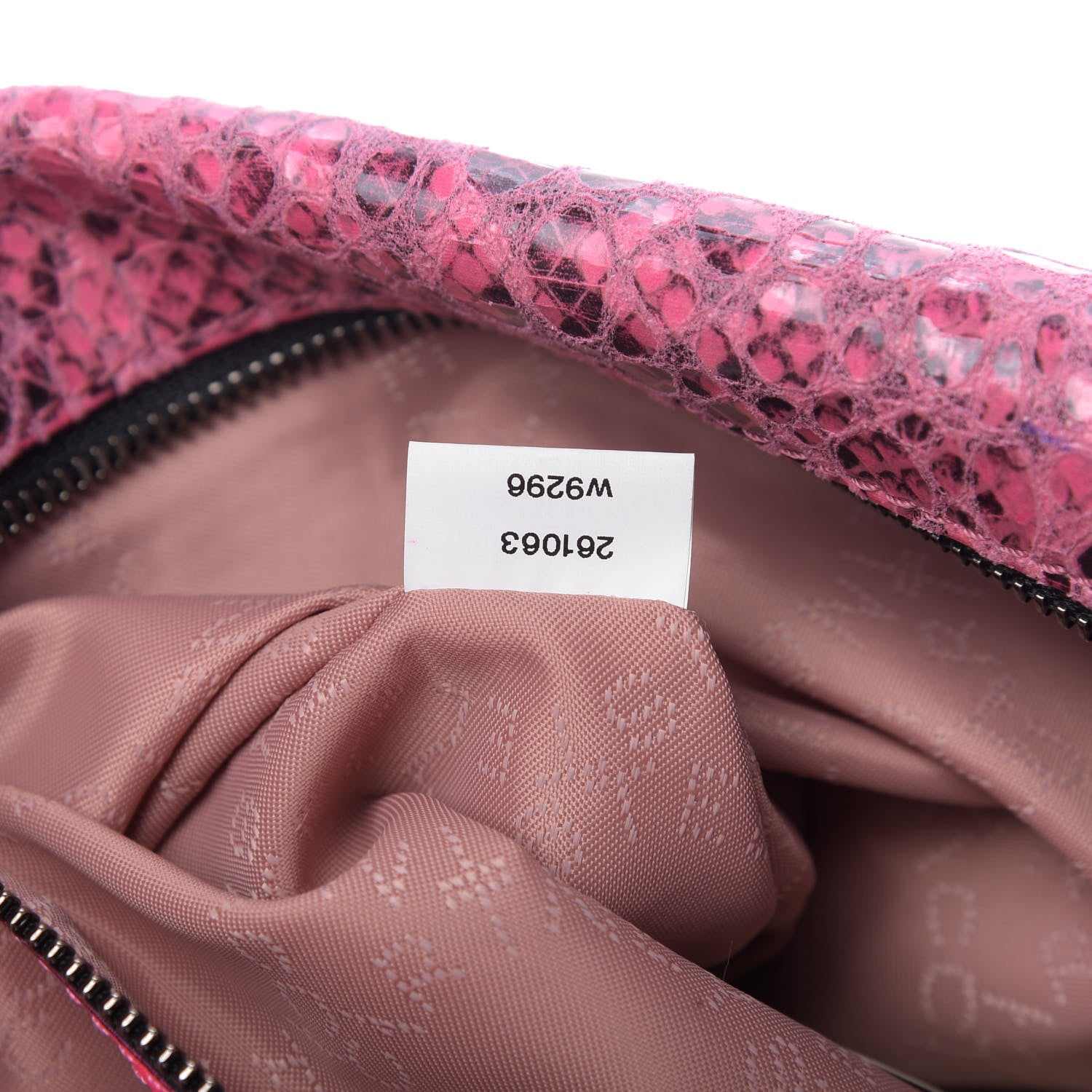 Stella McCartney Eco Python Small Falabella Tote Hot Pink 9 of 9