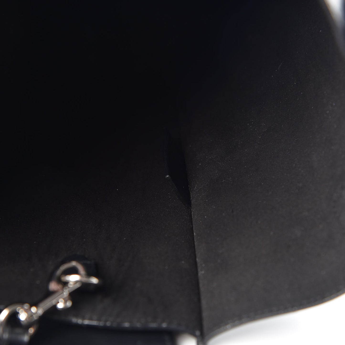 Calfskin Stud Embellished Small Stargate Shopper Tote Black