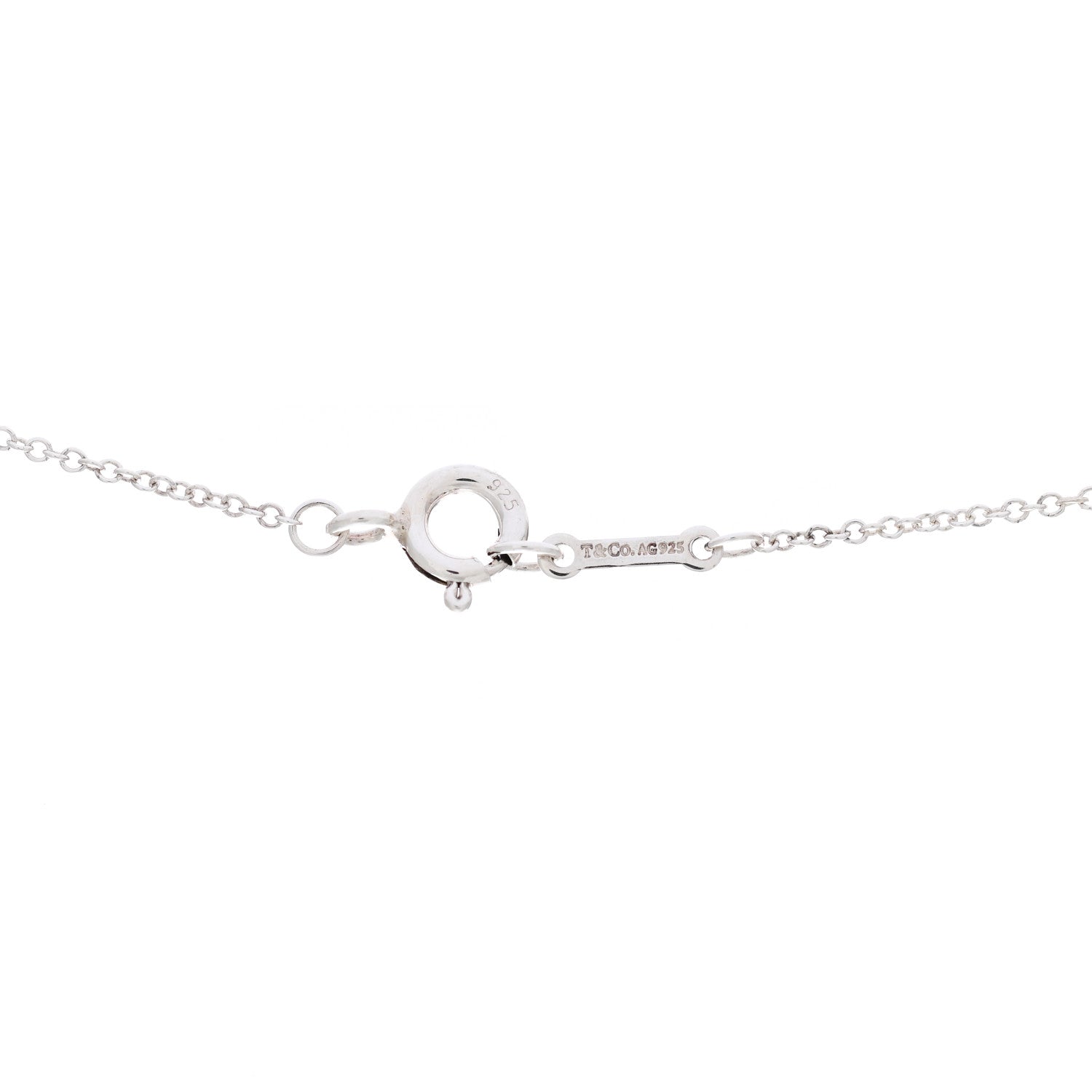 Tiffany Sterling Silver Paloma's Graffiti Peace Necklace 4 of 6