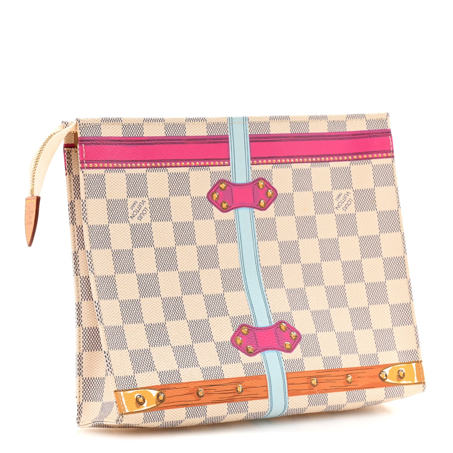 Damier Azur Summer Trunks Hawaii Toiletry Pouch 26
