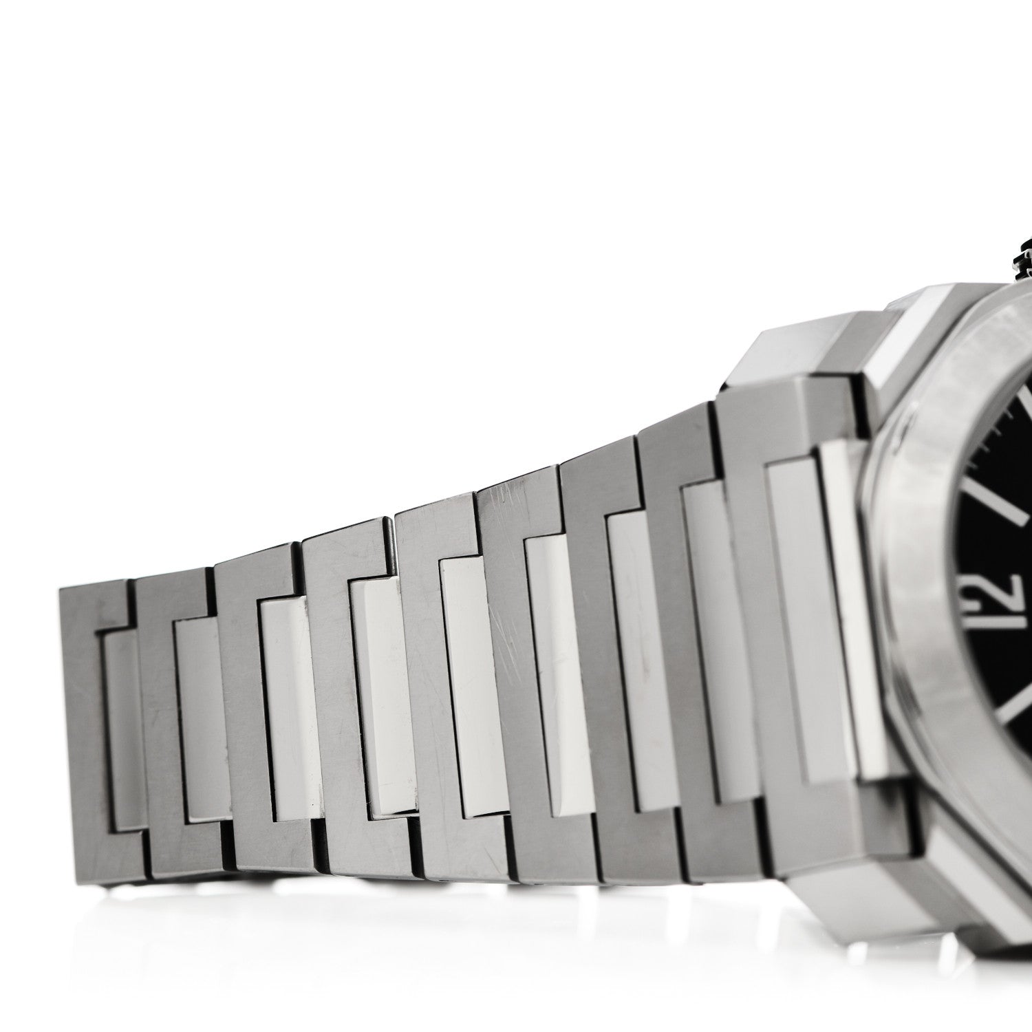 Bulgari Stainless Steel 38mm Octo Roma Automatic Watch Black 6 of 6