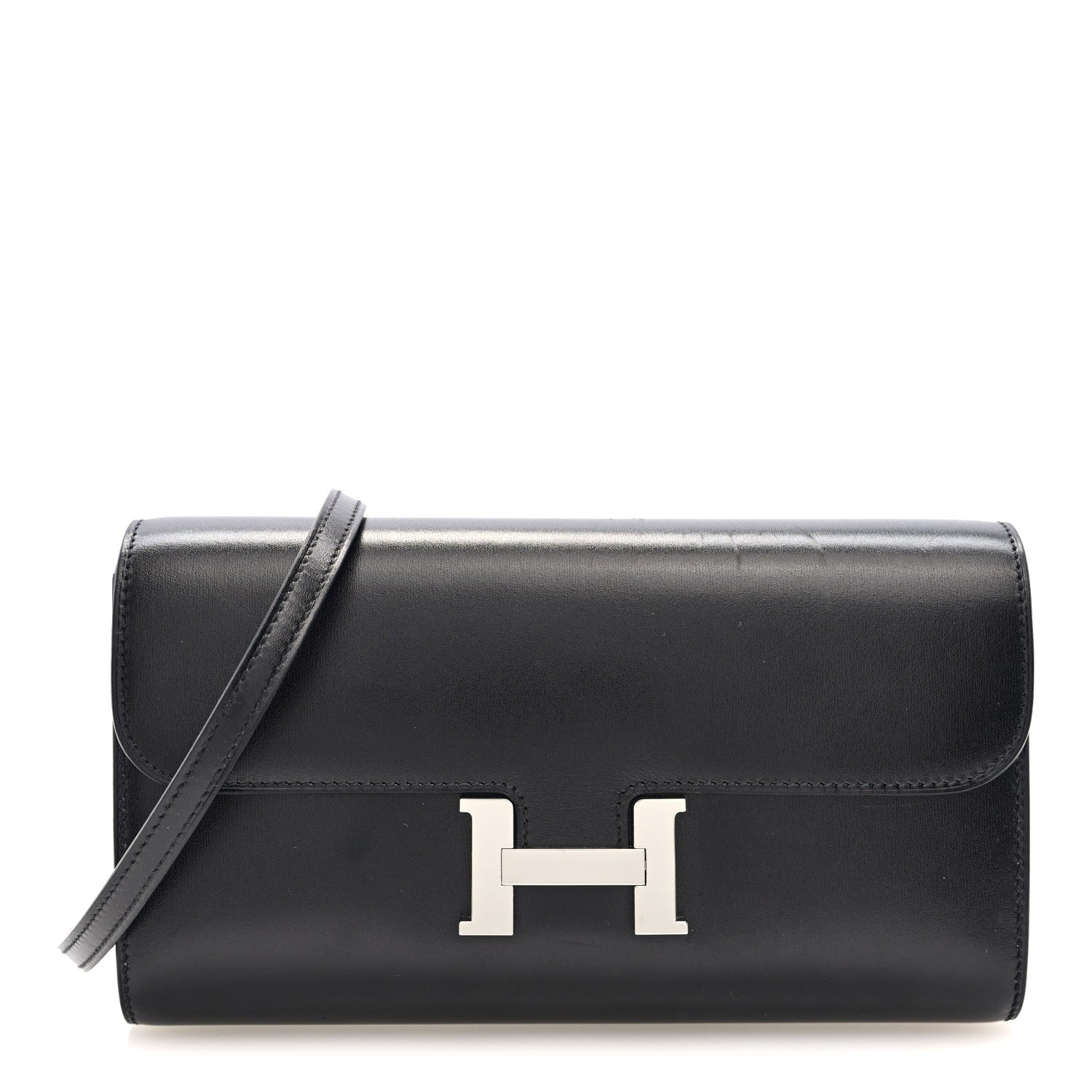 HERMES レザー ケース ブラック Hermes Box Constance Wallet To Go Black 1878371 – FASHIONPHILE