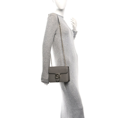 Dollar Calfskin Small Interlocking G Shoulder Bag Loess