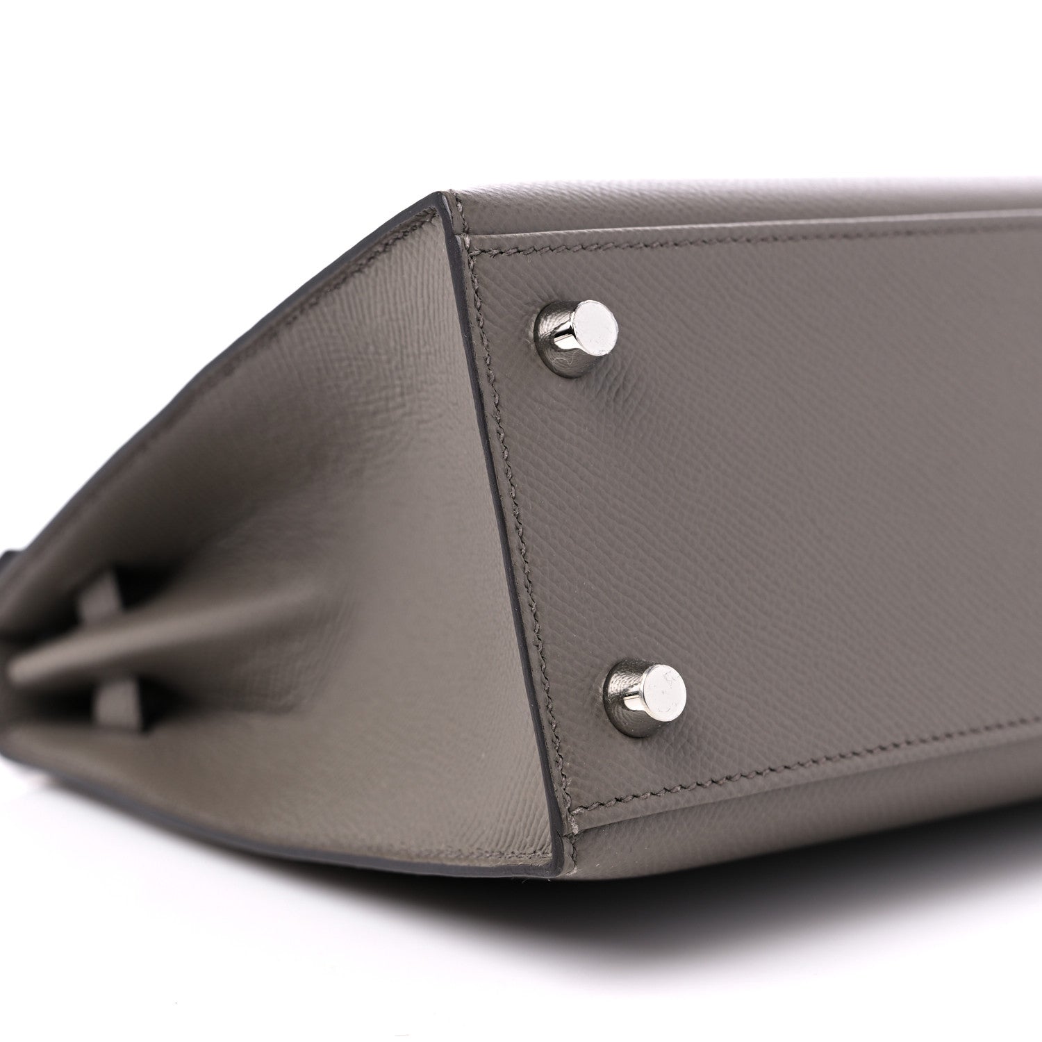 Hermes Epsom Kelly Sellier 25 Etain 8 of 10