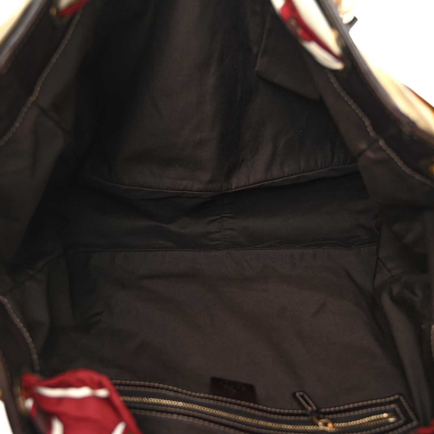 Monogram Large Positano Tote Brown