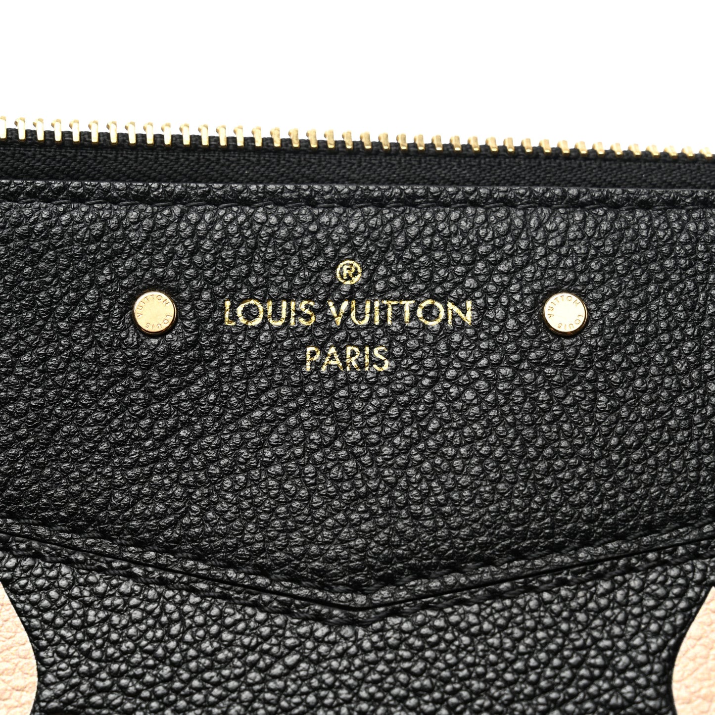 Empreinte Monogram Giant Daily Pouch Black Beige