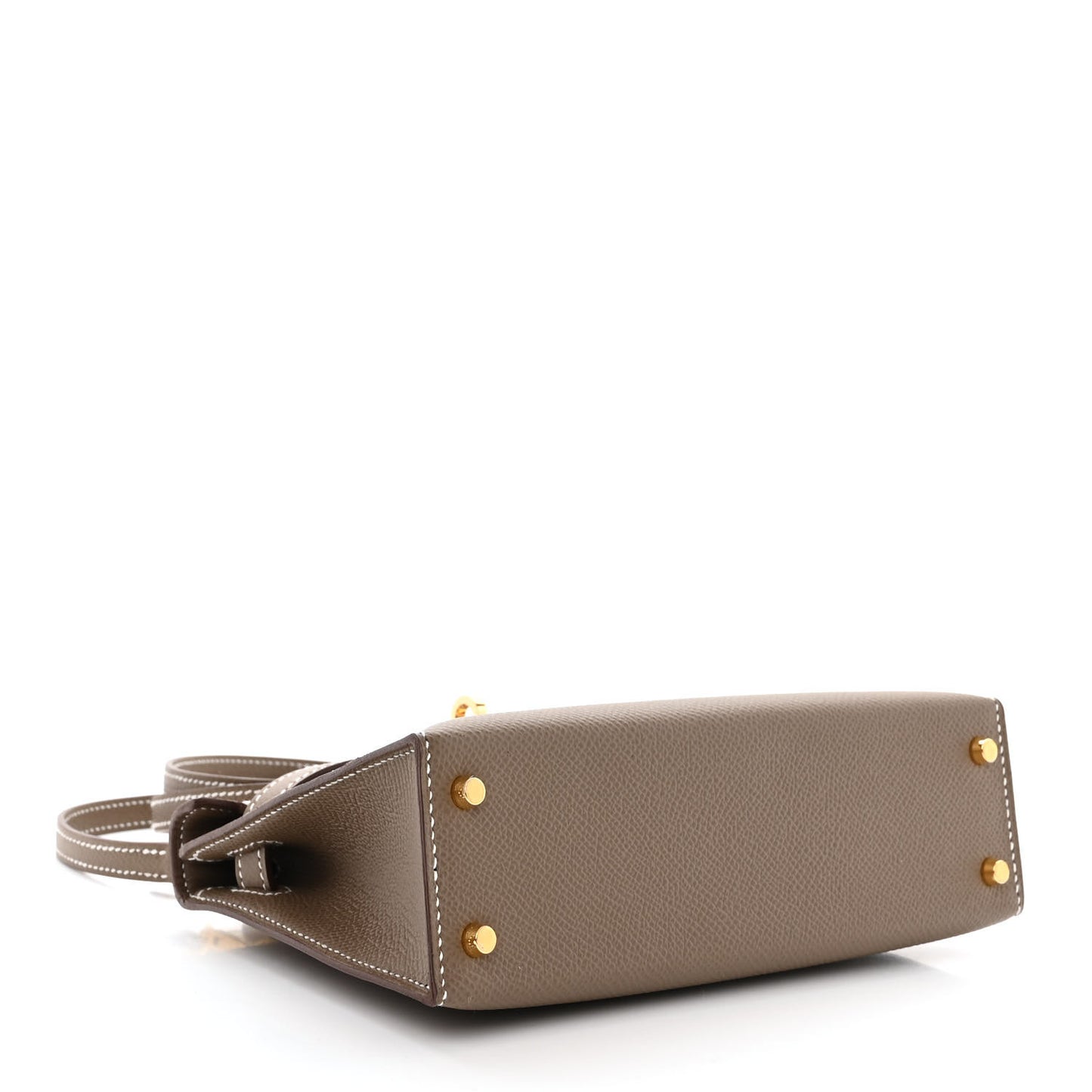 Epsom Mini Kelly Sellier 20 Etoupe