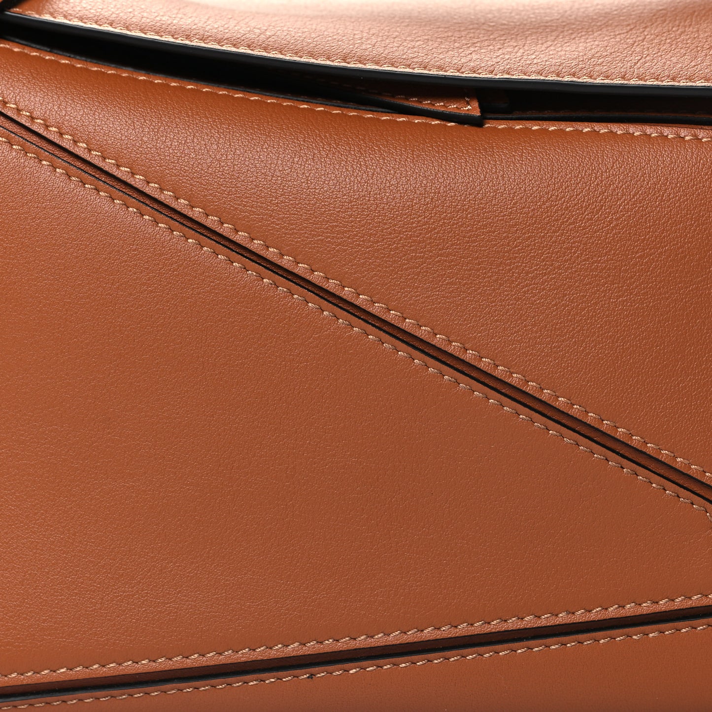 Calfskin Medium Puzzle Bag Tan