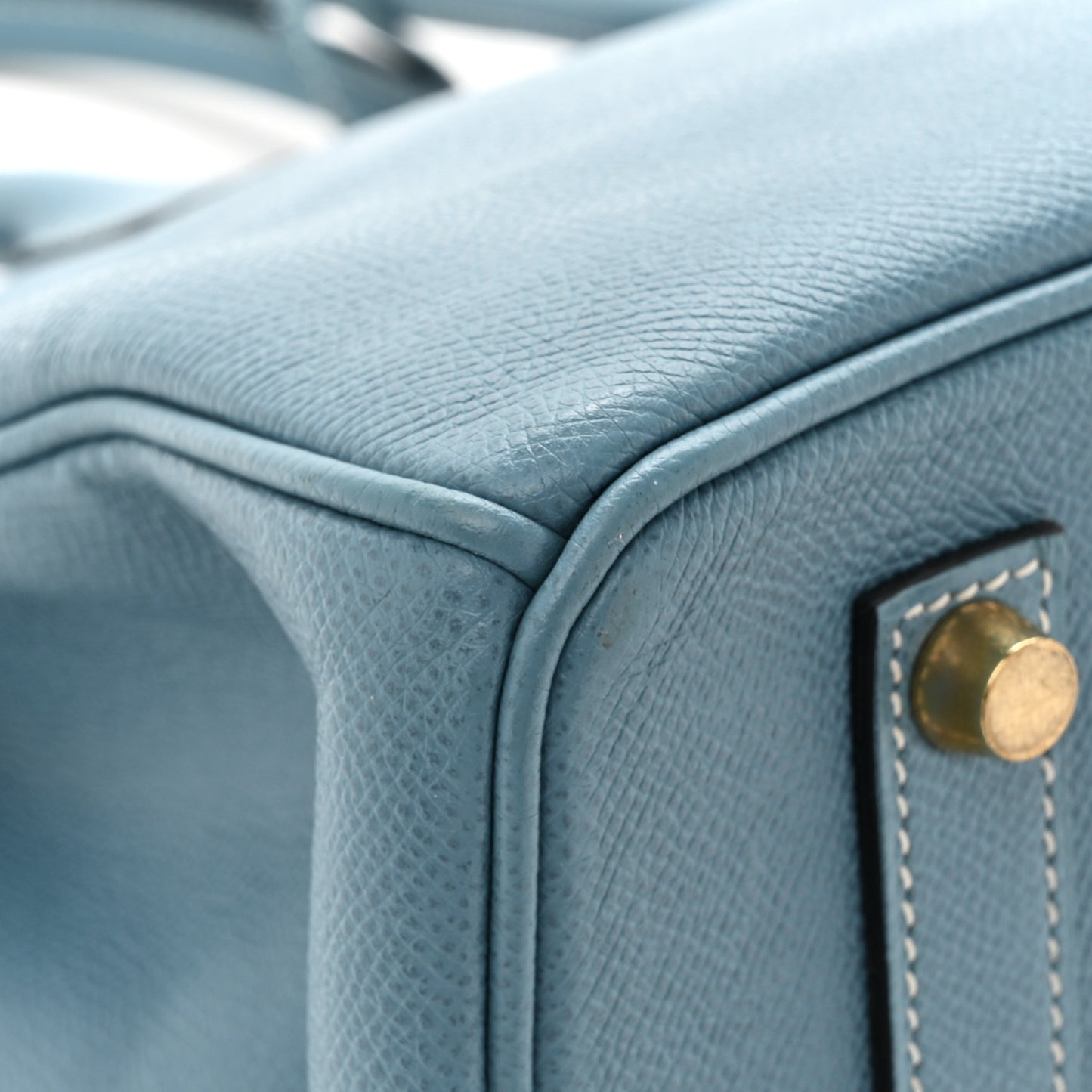 Epsom Birkin 35 Blue Jean