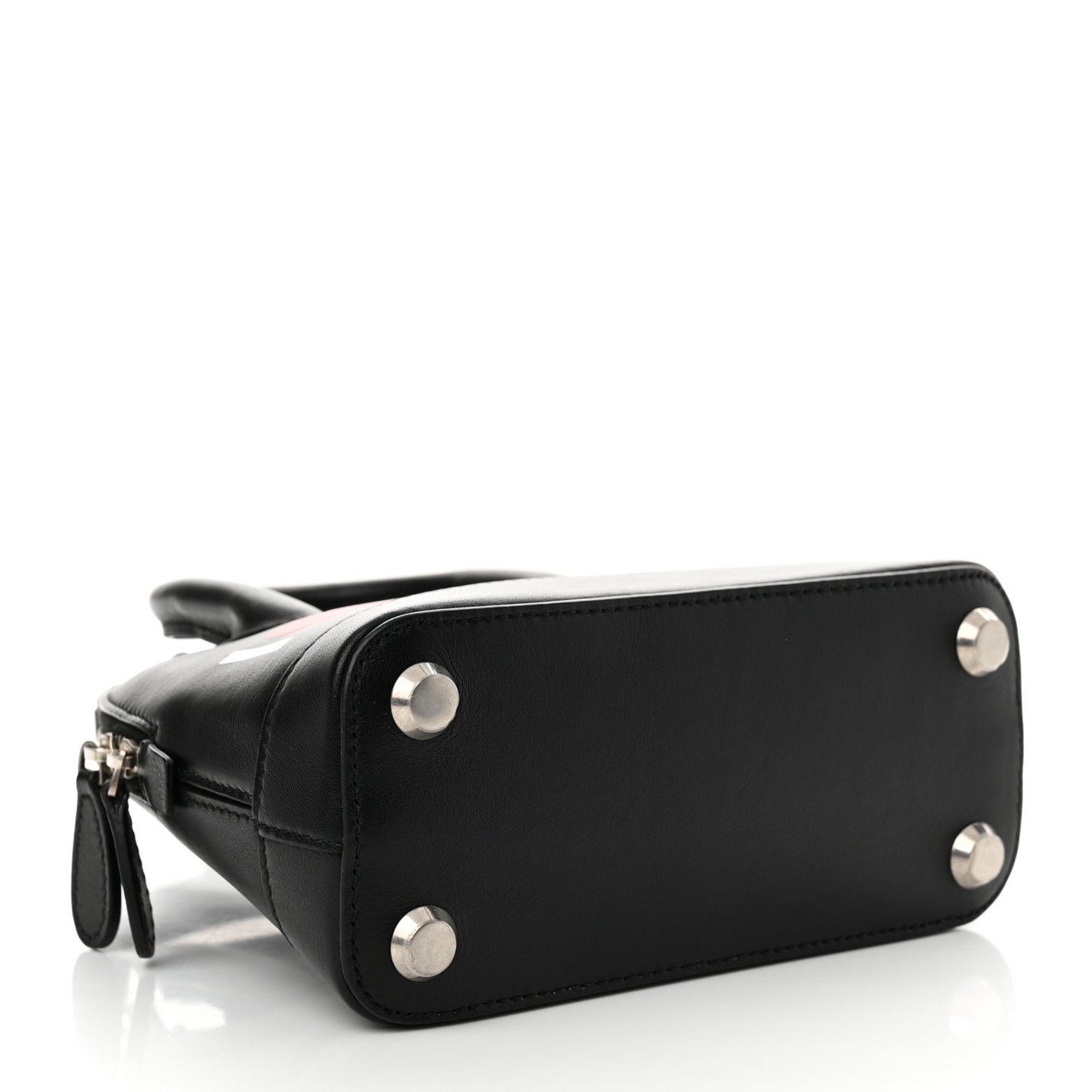 Calfskin I Love Techno XXS Ville Top Handle Bag Black Multicolor