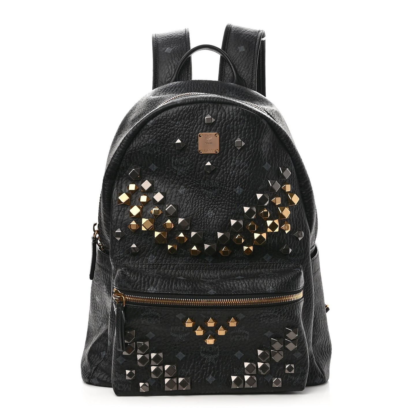 Visetos Studded Medium Stark M Backpack Black